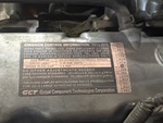 Engine with Emission Label