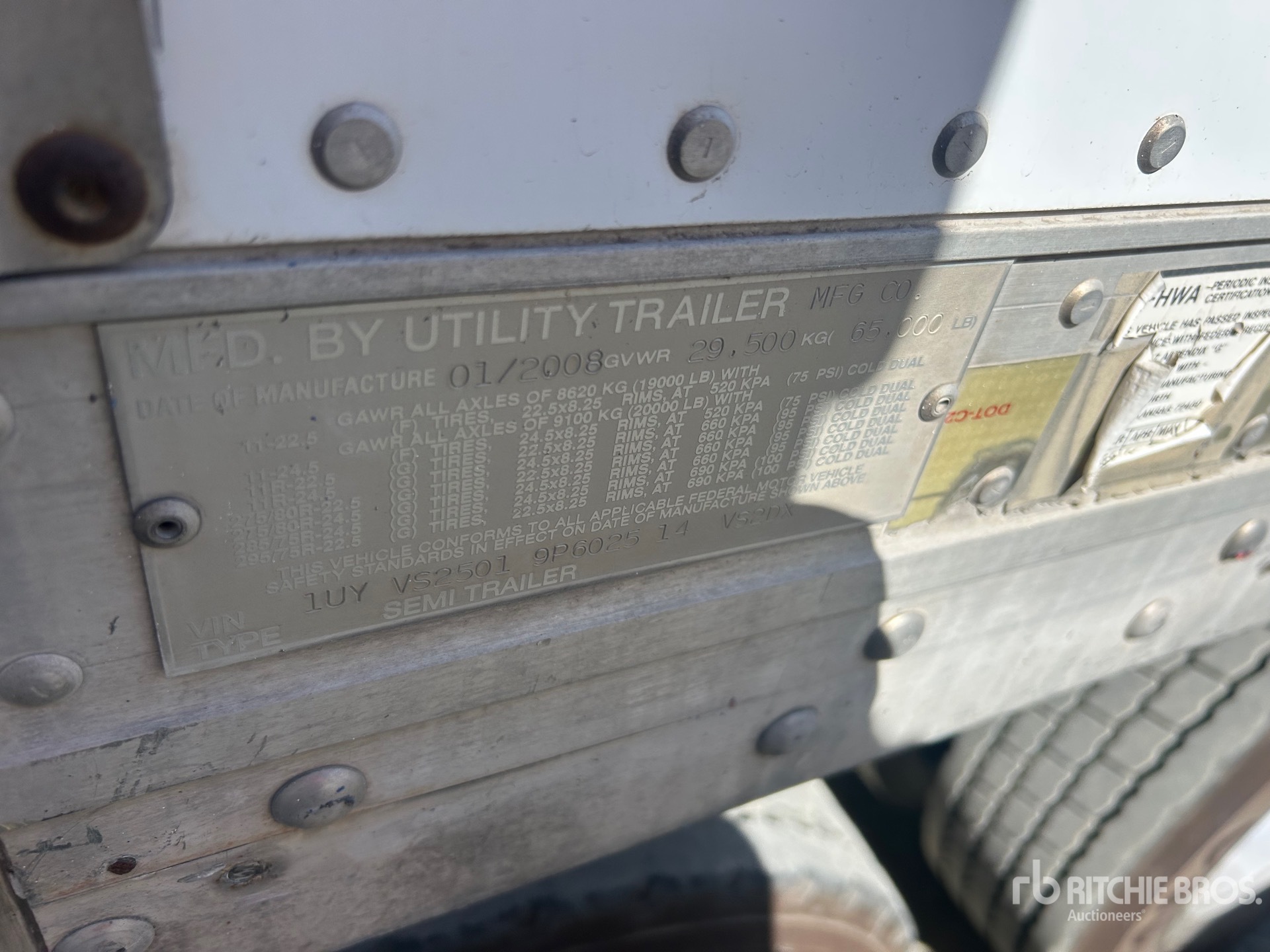 2009 Utility VS2DX