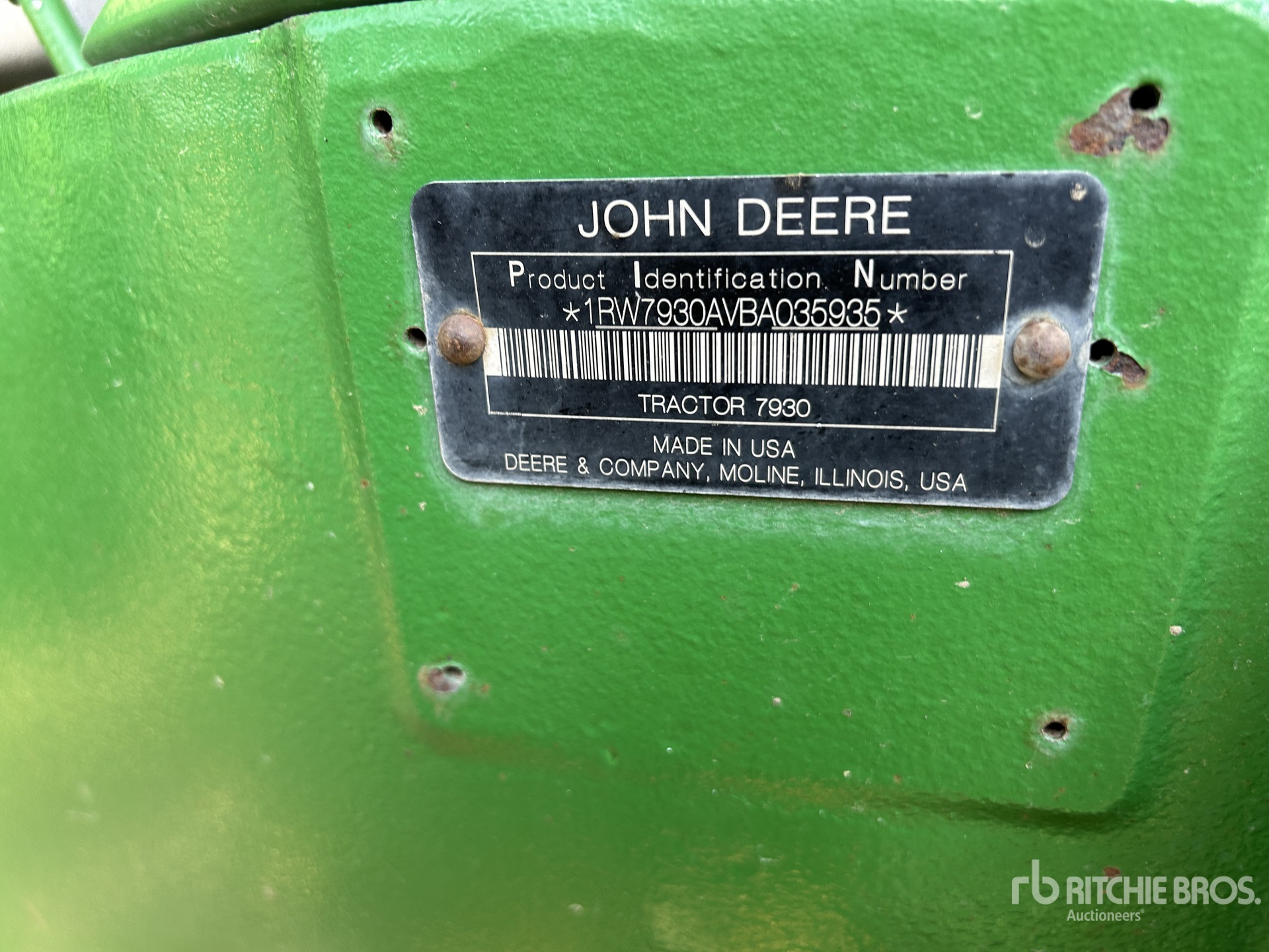 2011 John Deere 7930