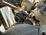 Engine with A/C Compressor