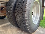 Underbody with Left Rear Drive Tires