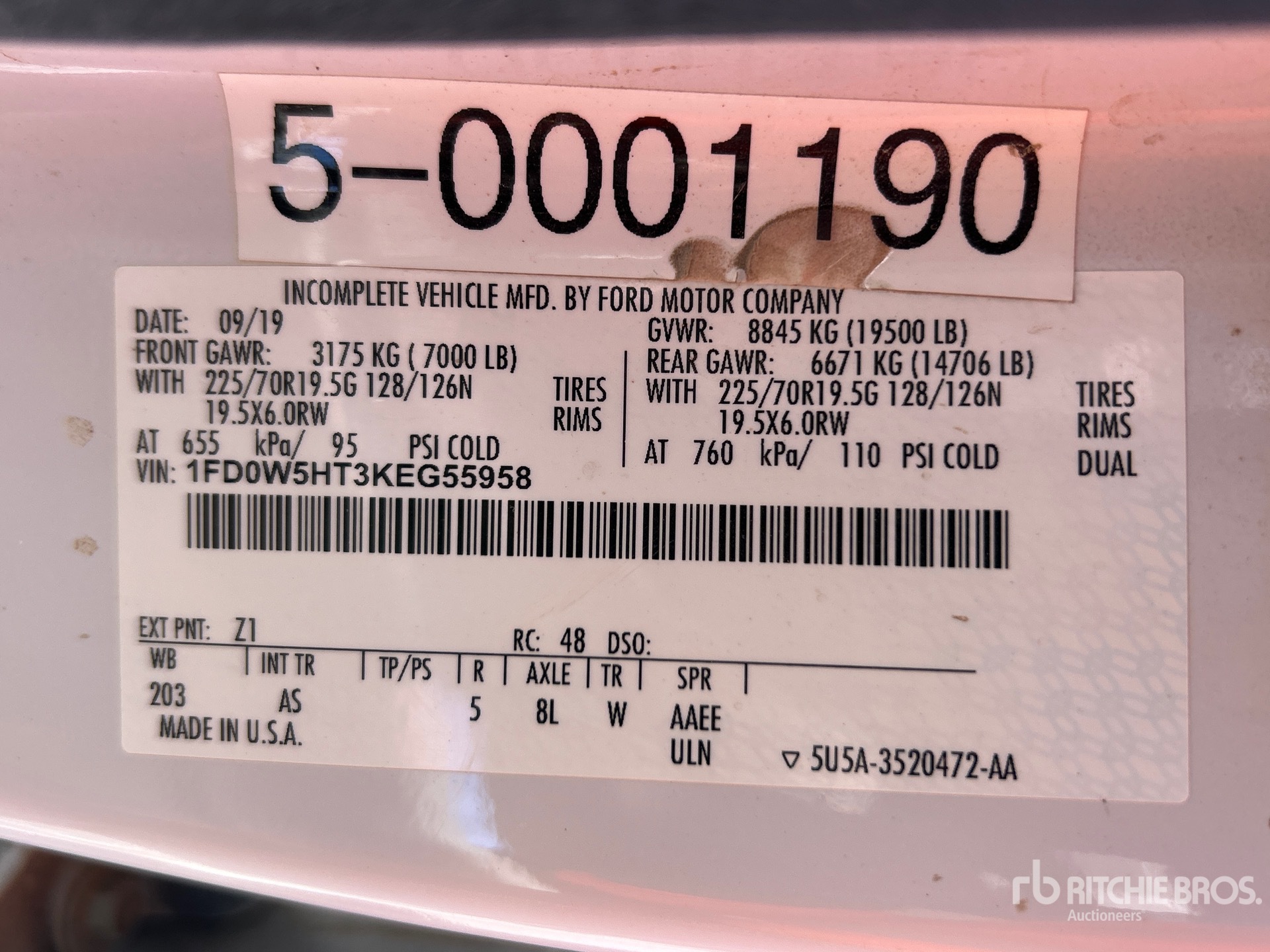 2019 Ford F-550