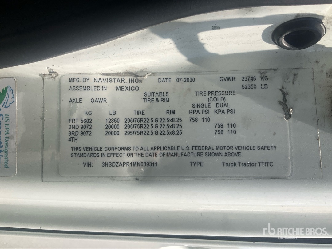 2021 International LT625