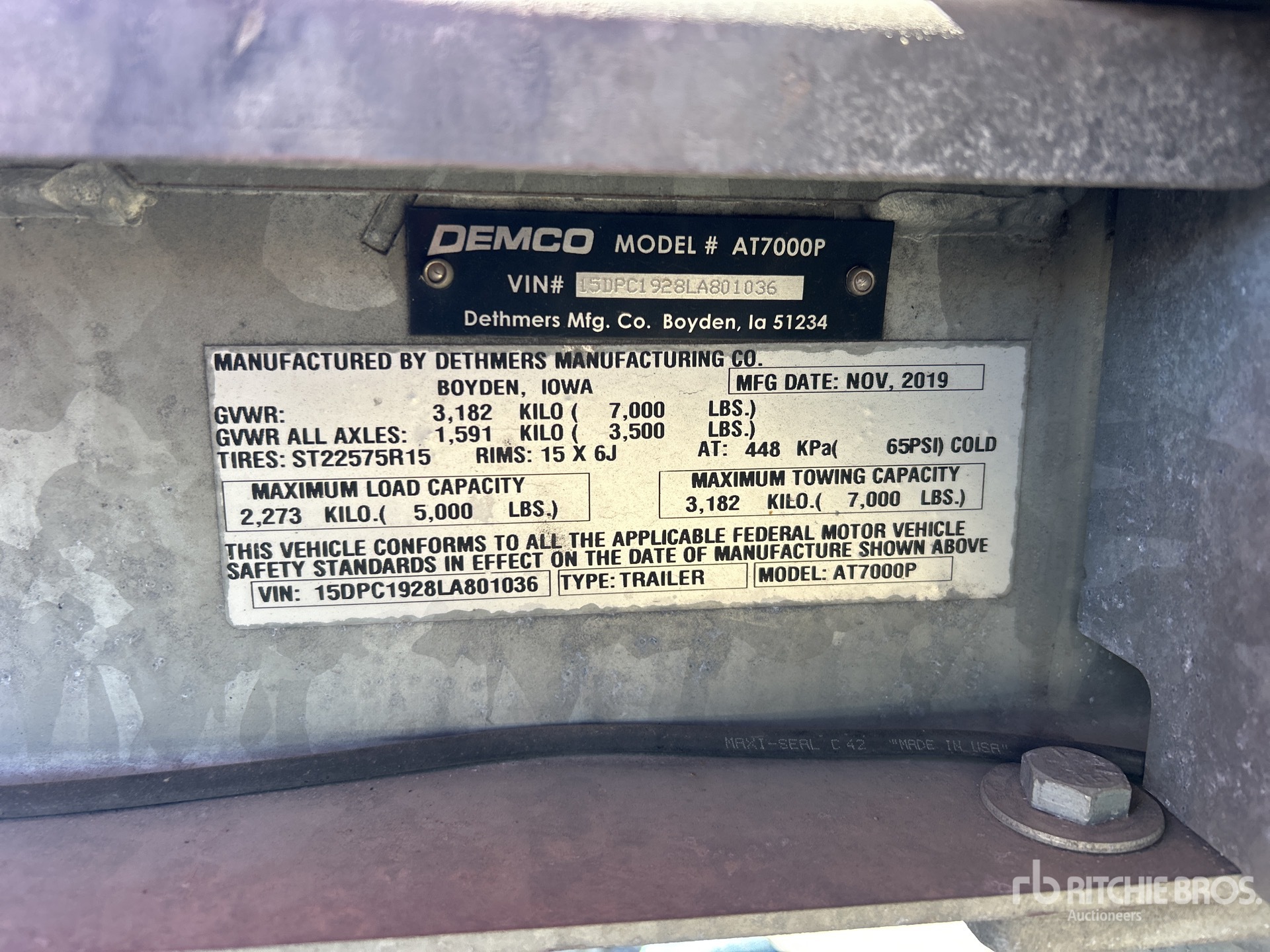 2020 Demco AT7000P