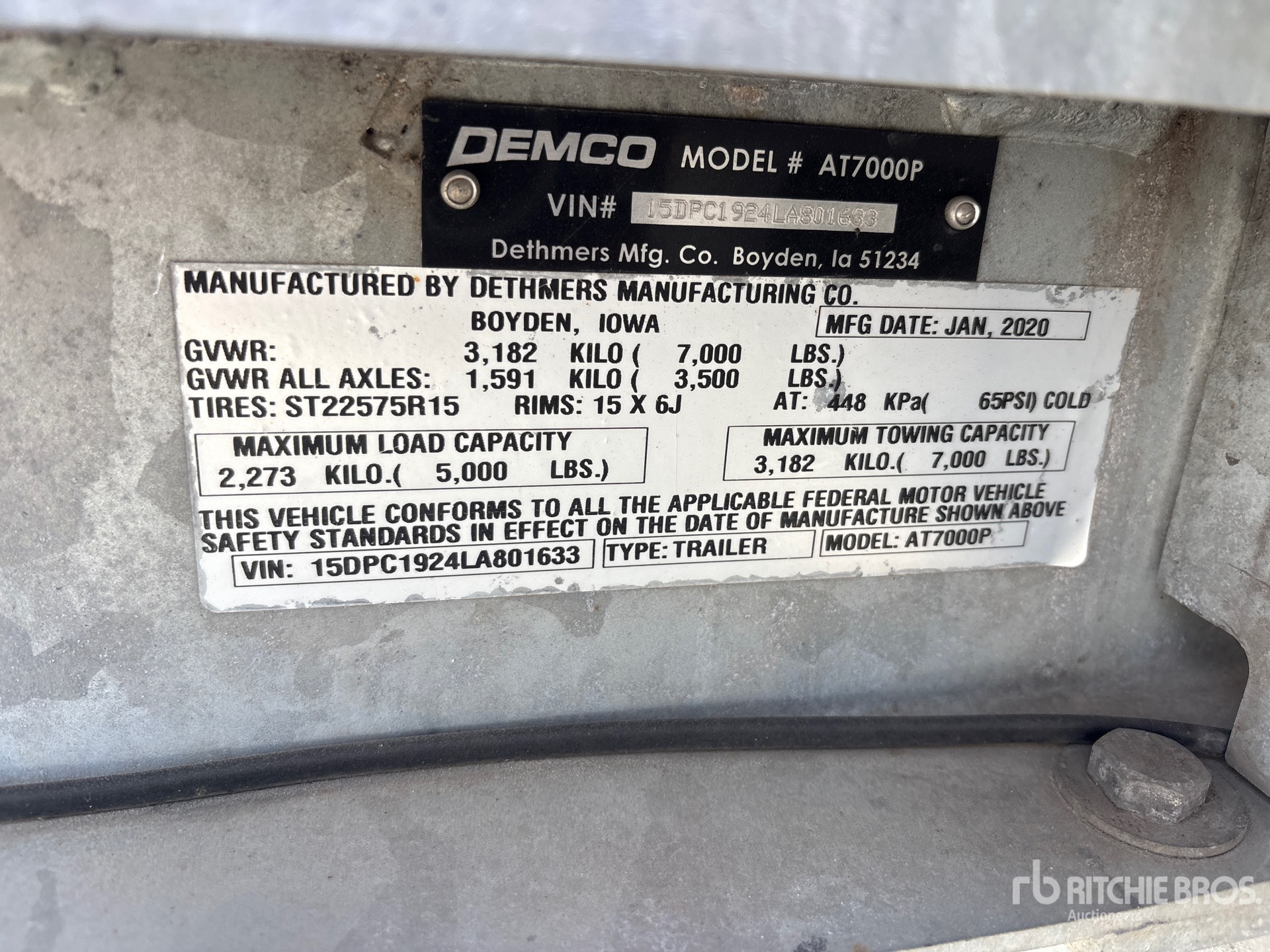 2020 Demco AT7000P