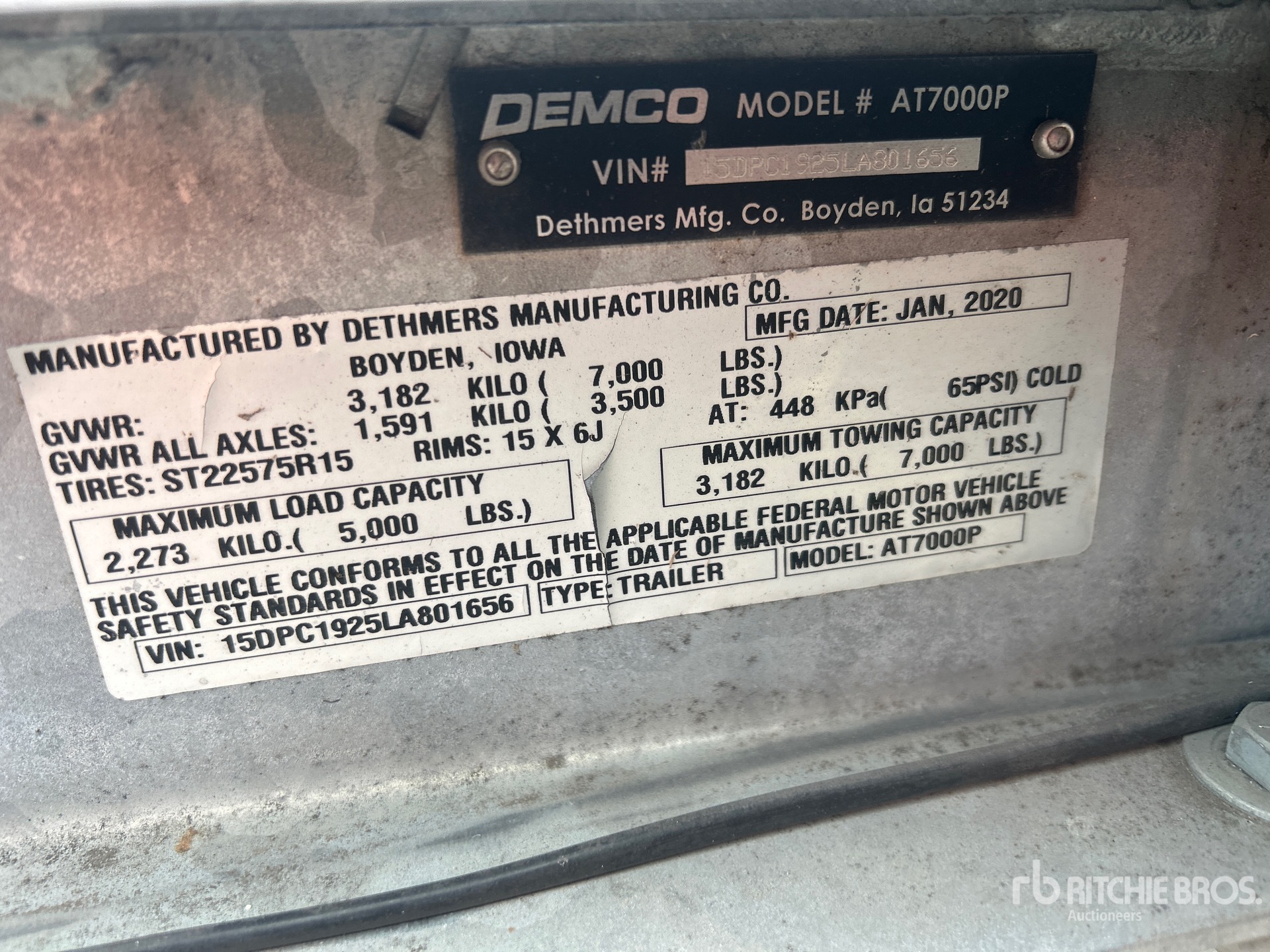 Photo of 2020 Demco AT7000P