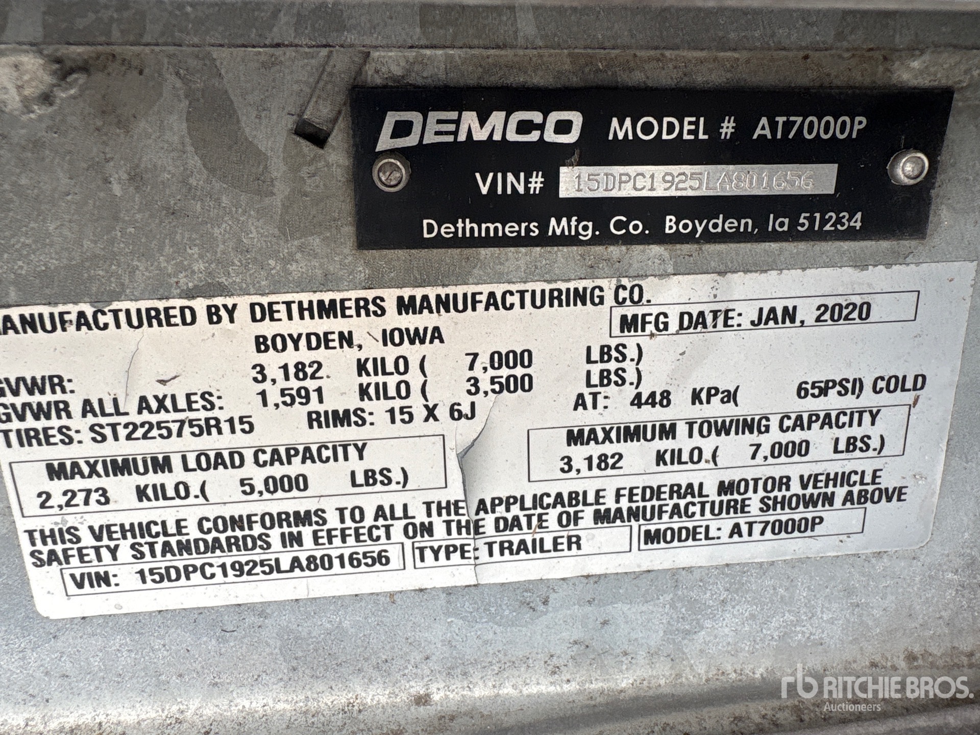 2020 Demco AT7000P