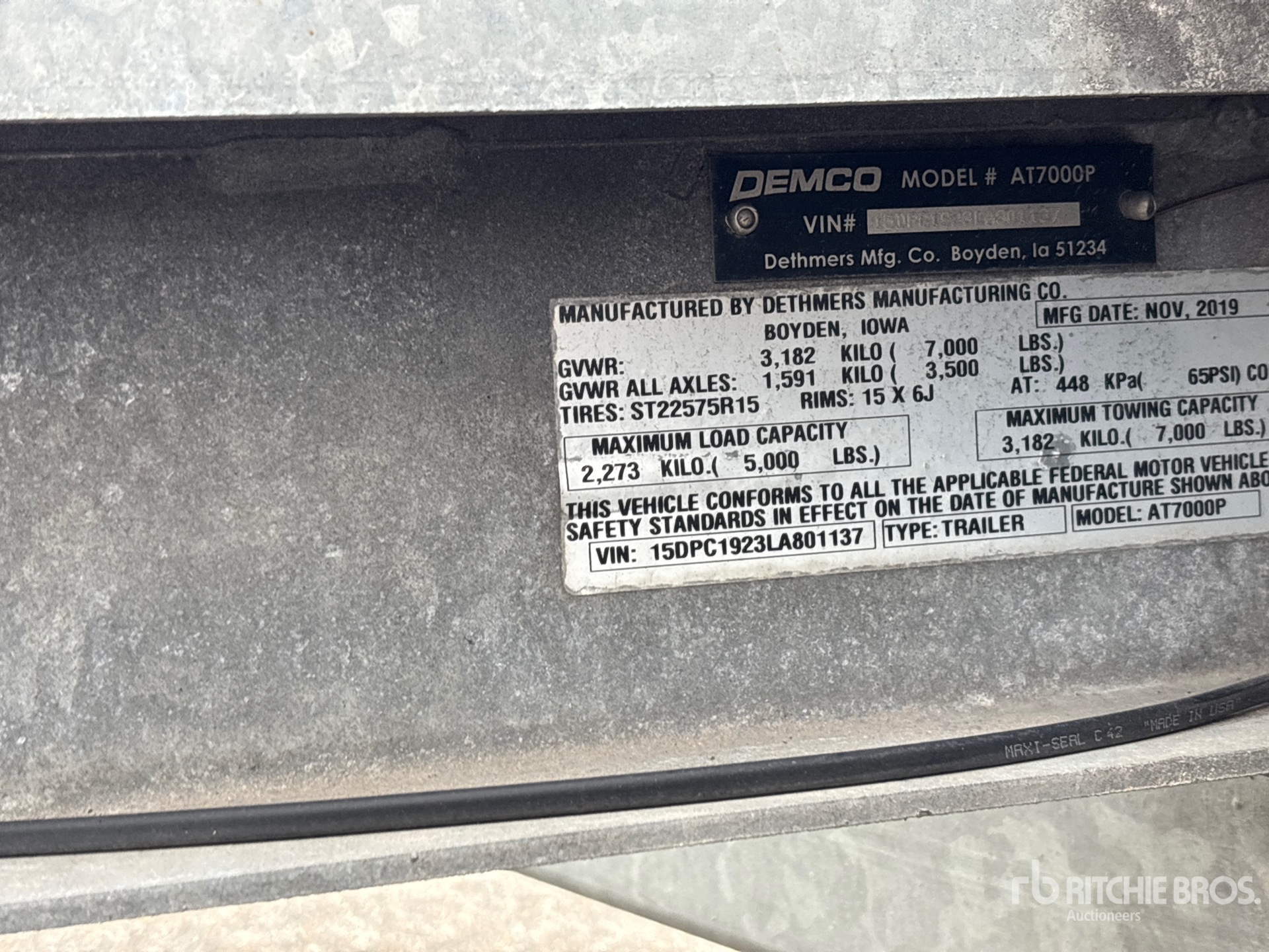 2020 Demco AT7000P