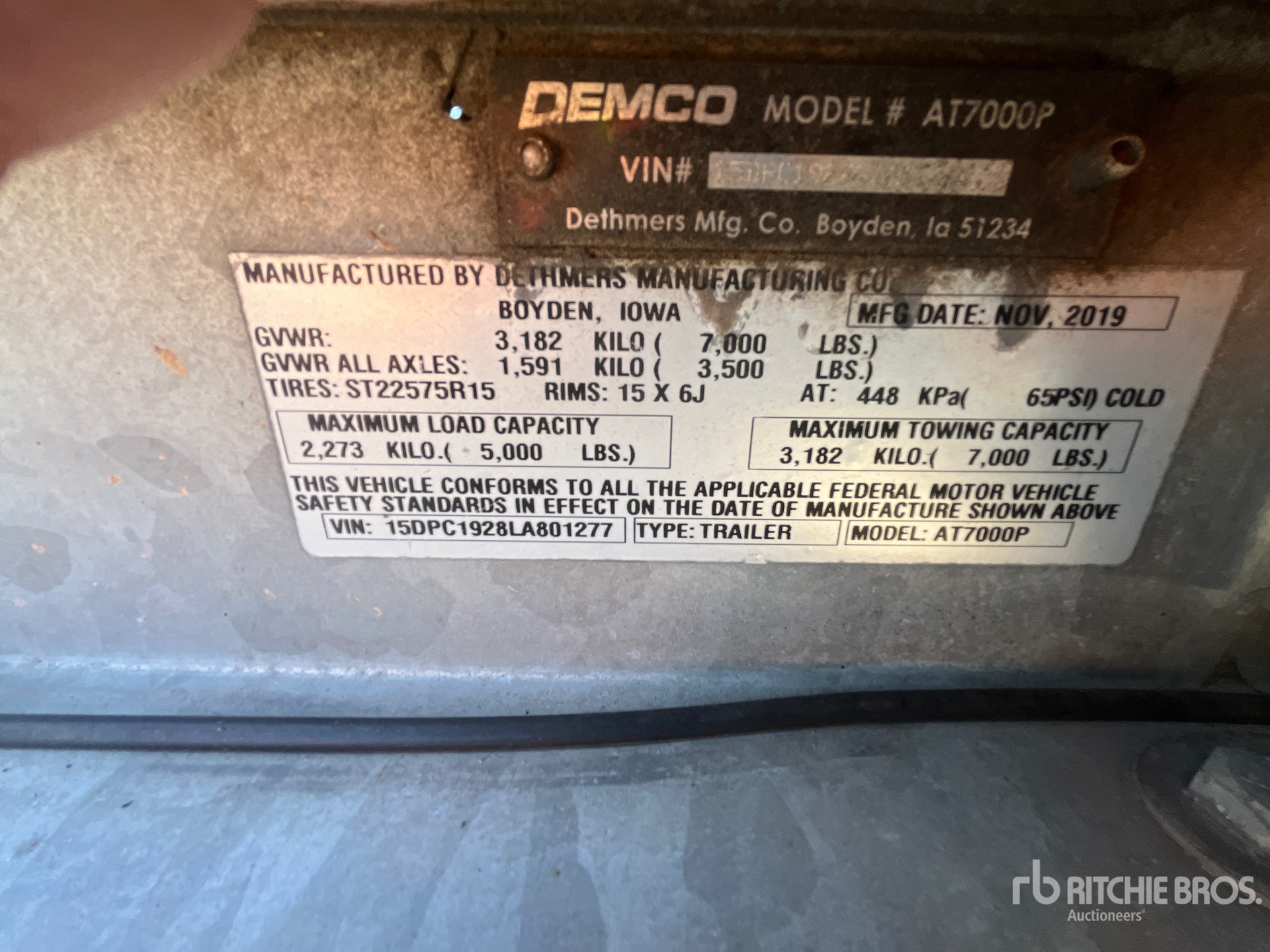 2020 Demco AT7000P