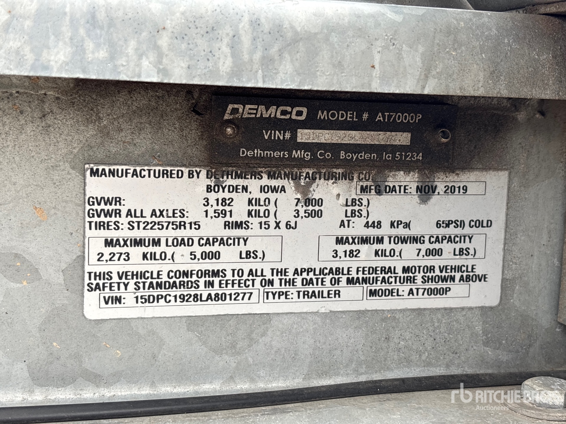 2020 Demco AT7000P