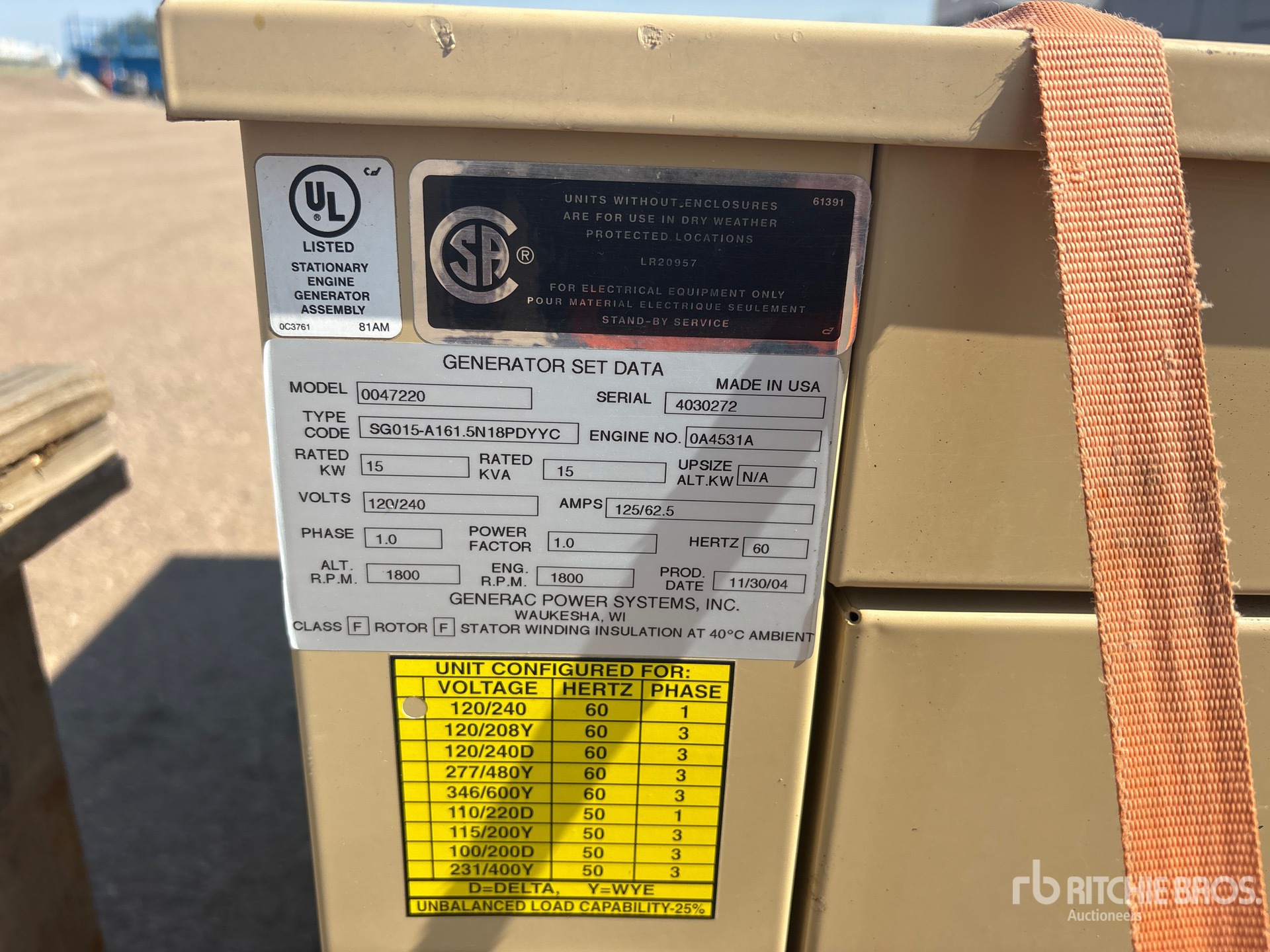 2004 Generac 0047220
