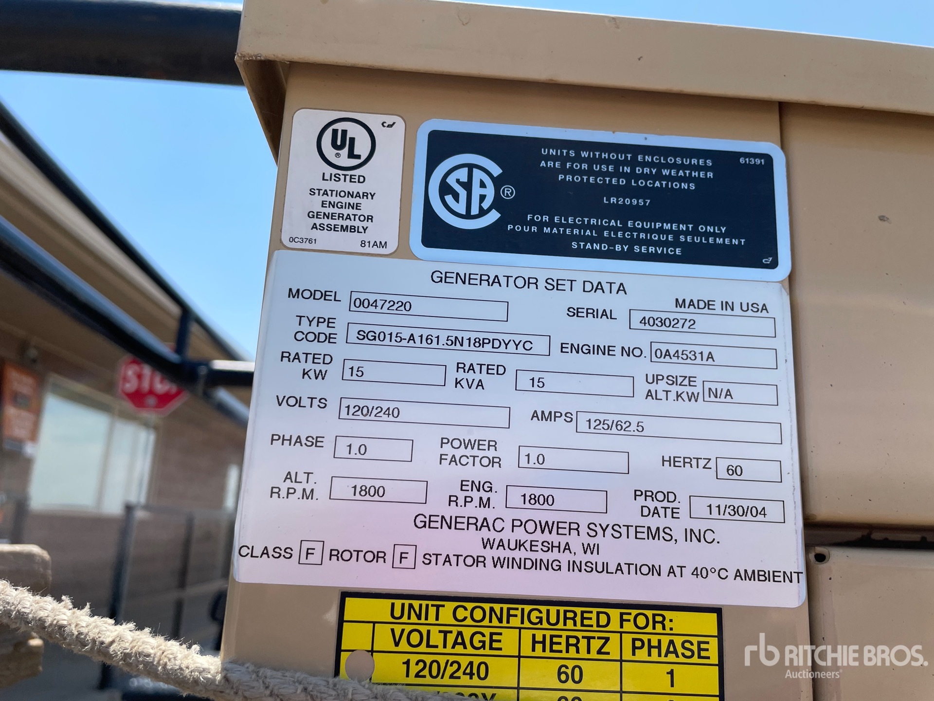 2004 Generac 0047220