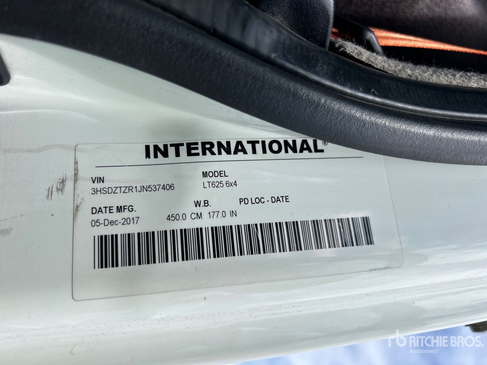 2018 International LT625