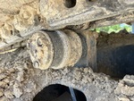 Undercarriage with Left Carrier Rollers