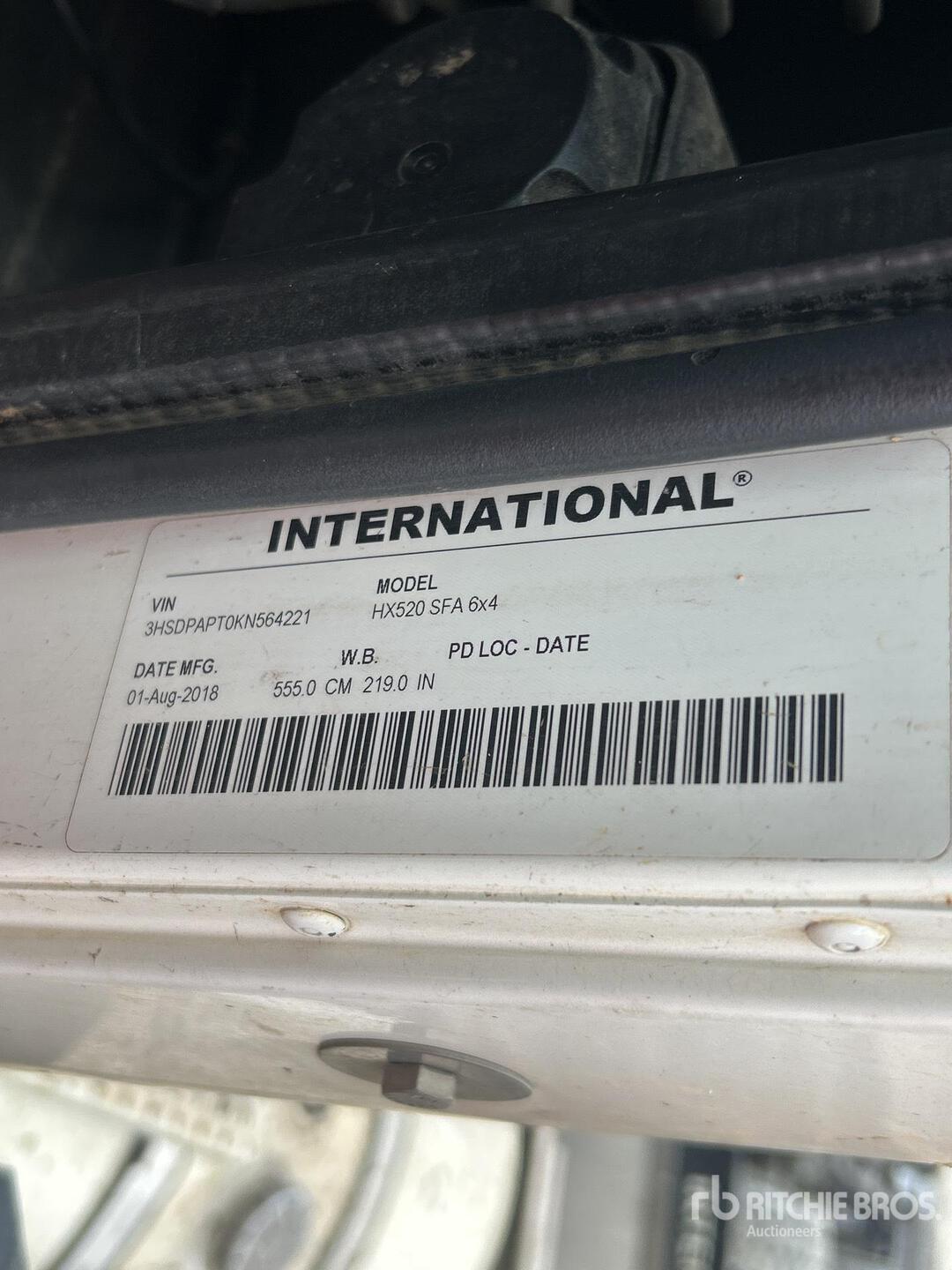 2019 International HX520