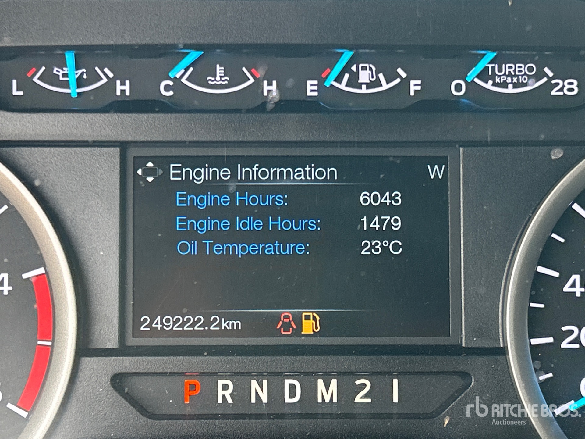 General Appearance with Hour Meter / Odometer