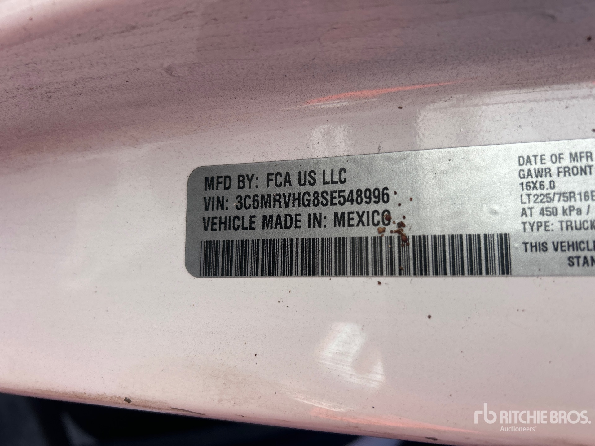 Photo of a 2025 Ram PROMASTER 3500