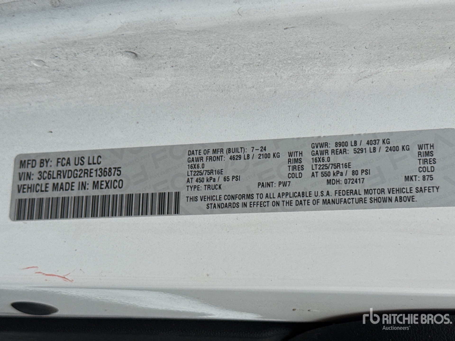 2024 Ram PROMASTER 2500