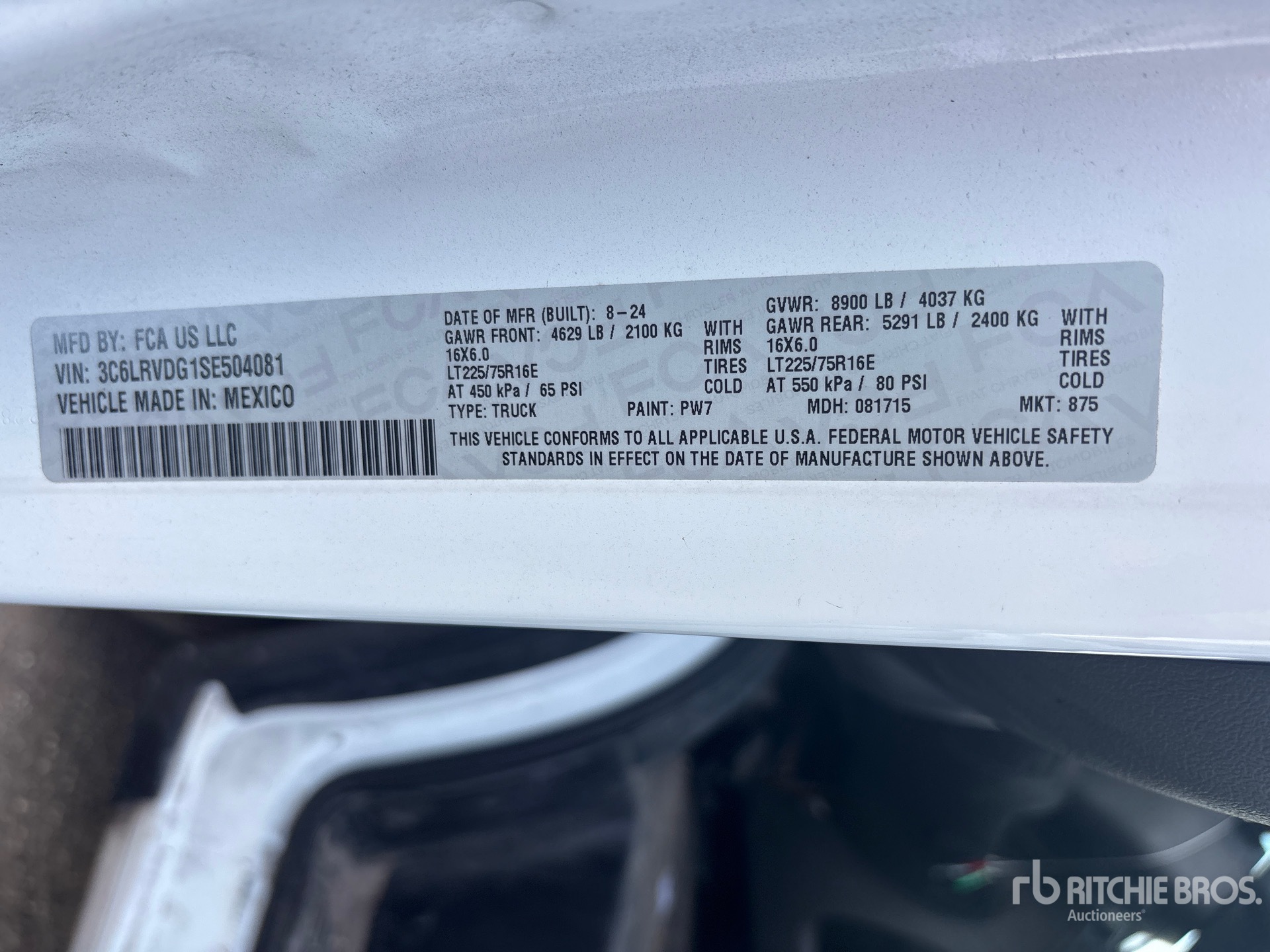 2025 Ram PROMASTER 2500