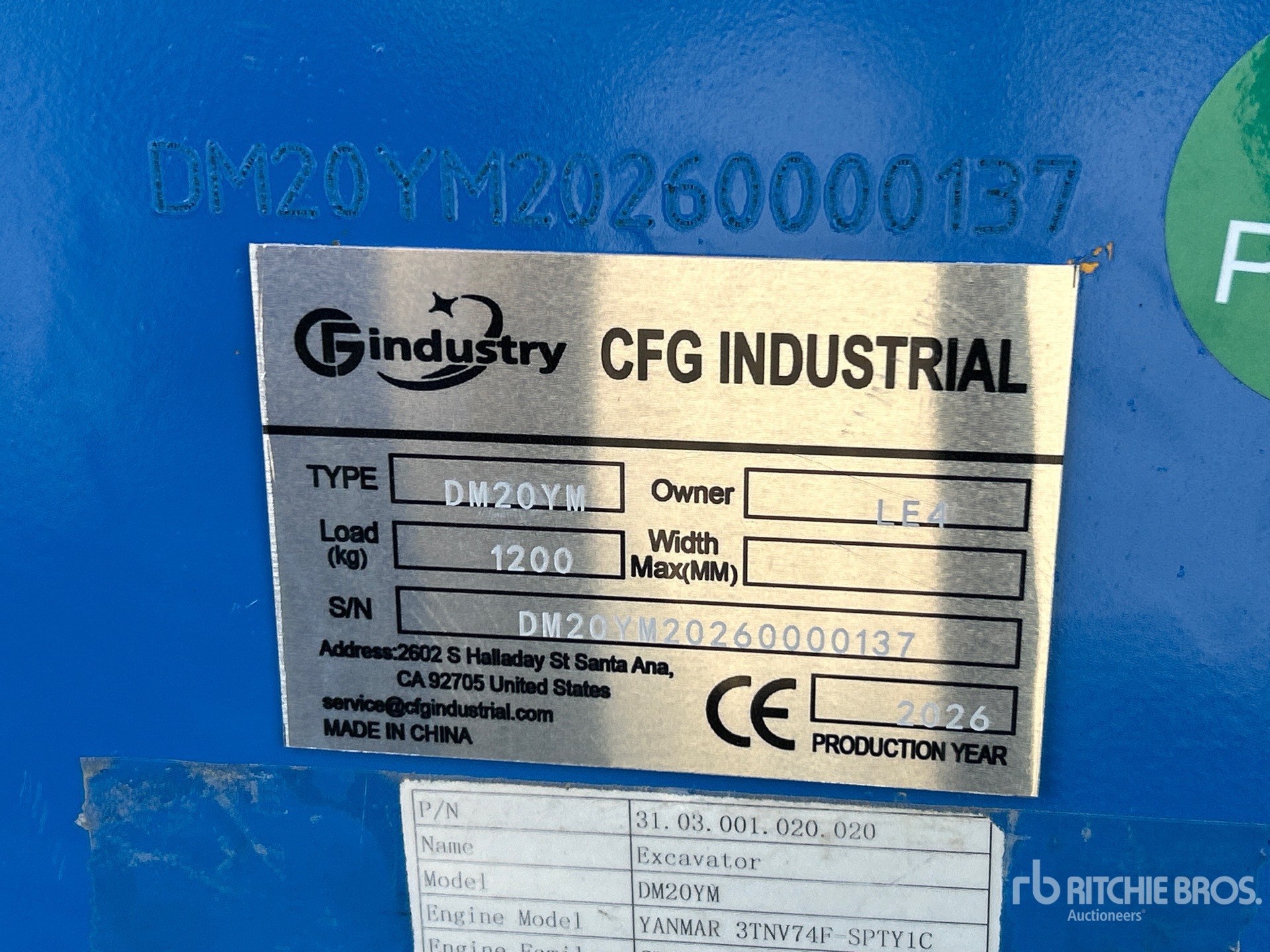 2026 CFG DM20YM
