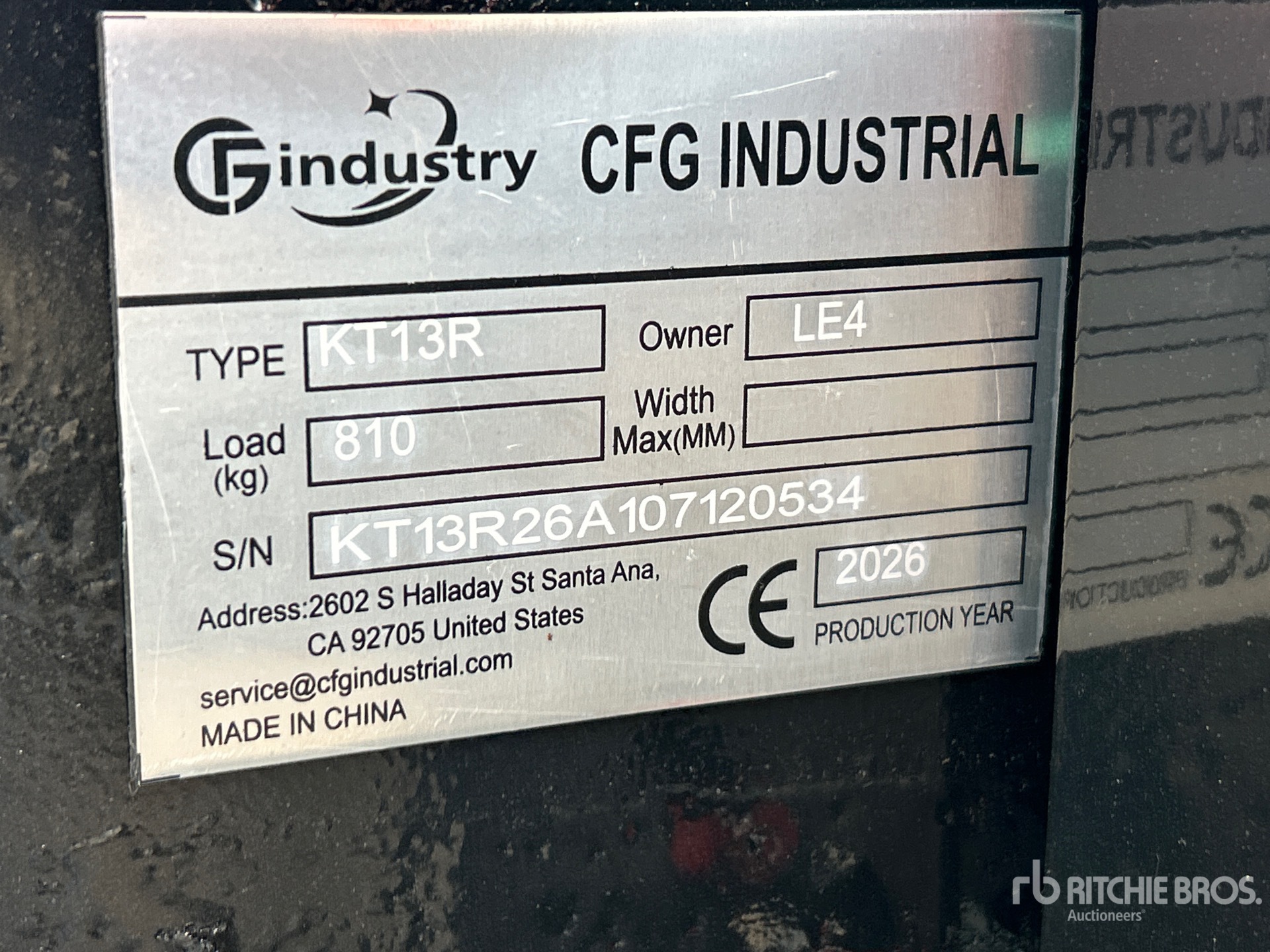 2026 CFG KT13R