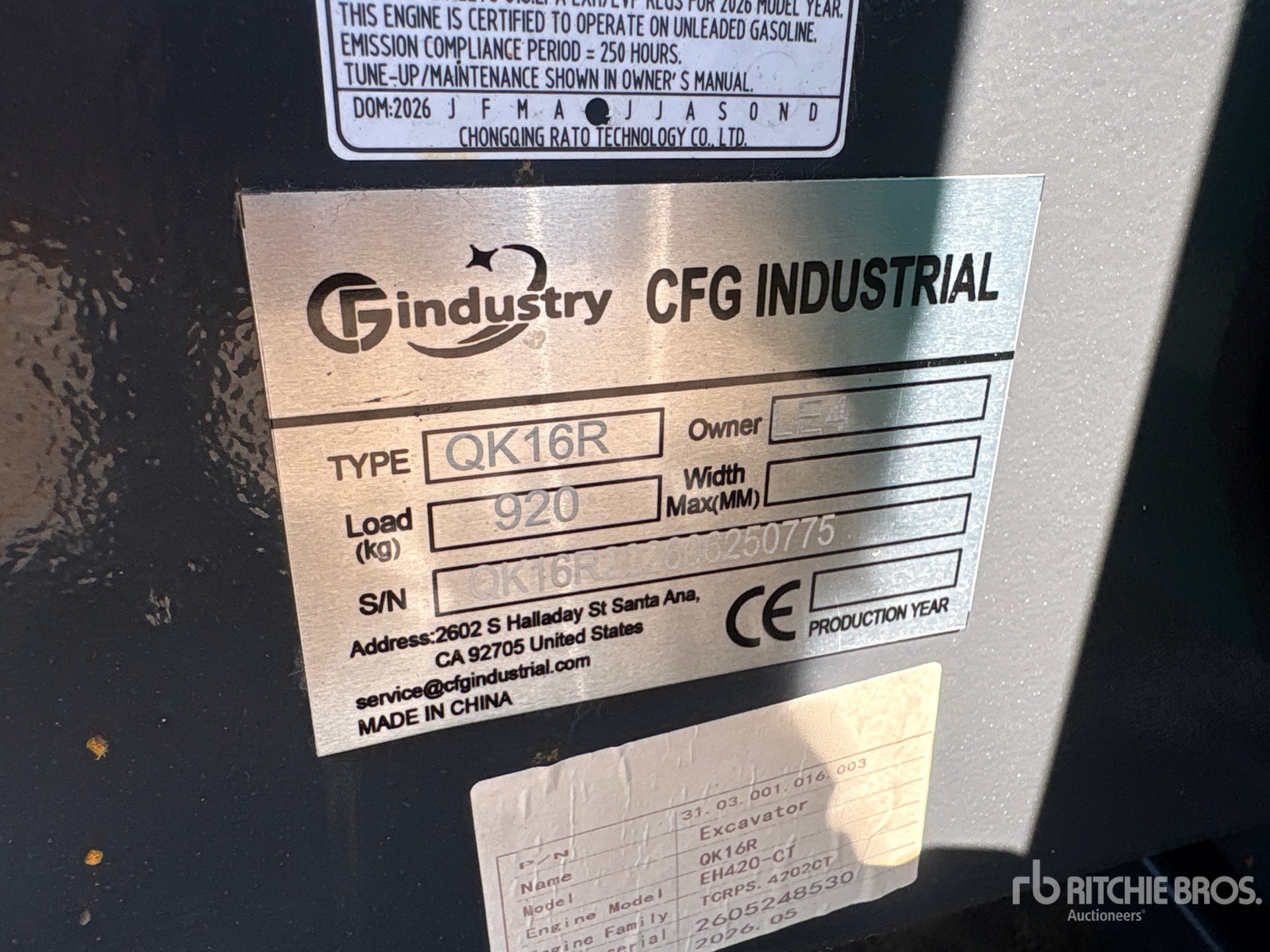 2026 CFG QK16R