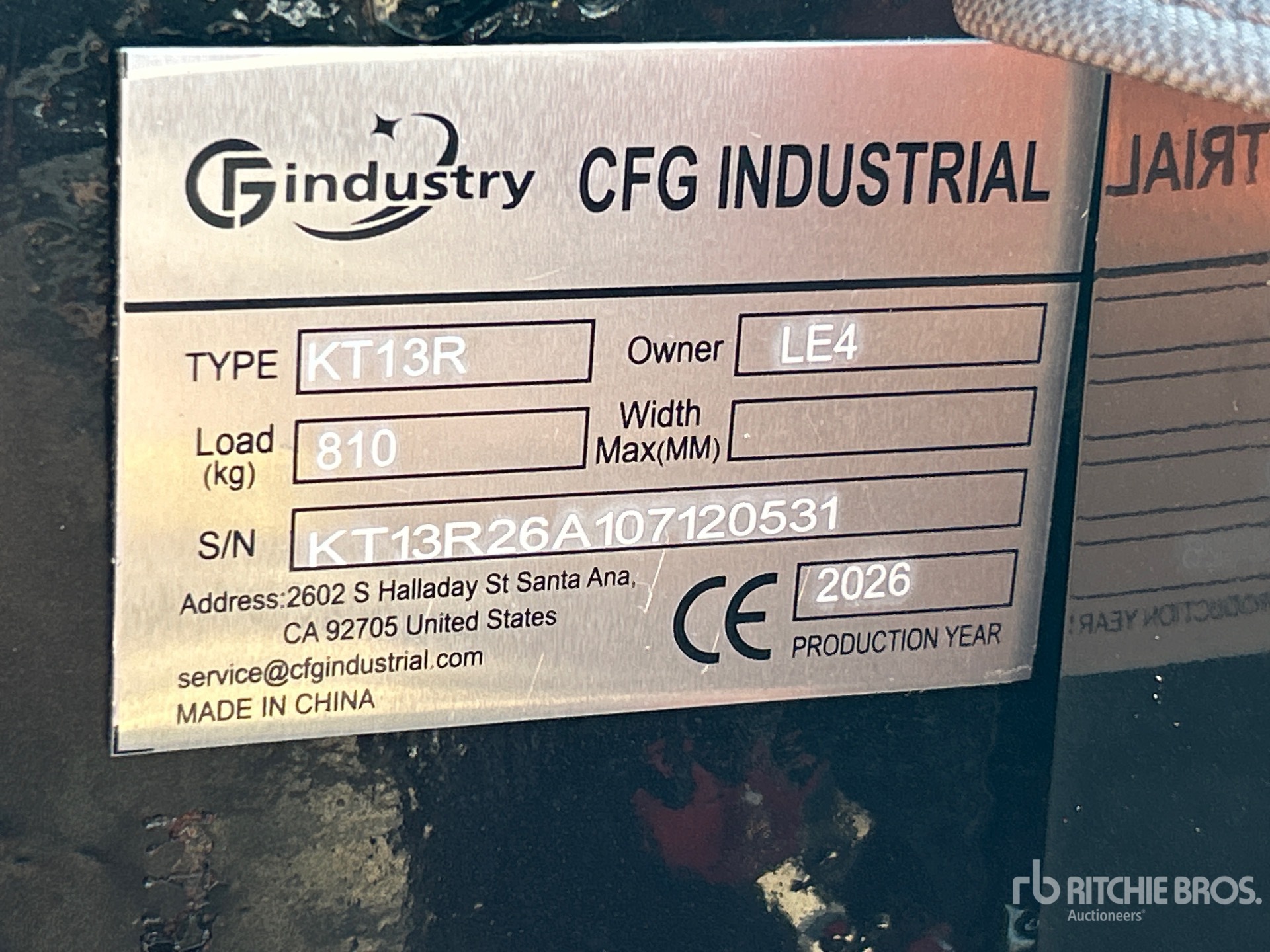 2026 CFG KT13R
