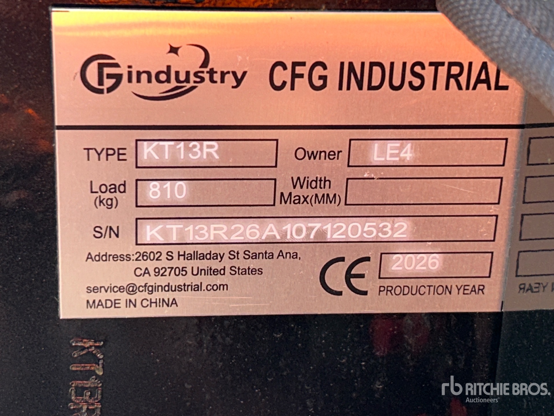 2026 CFG KT13R
