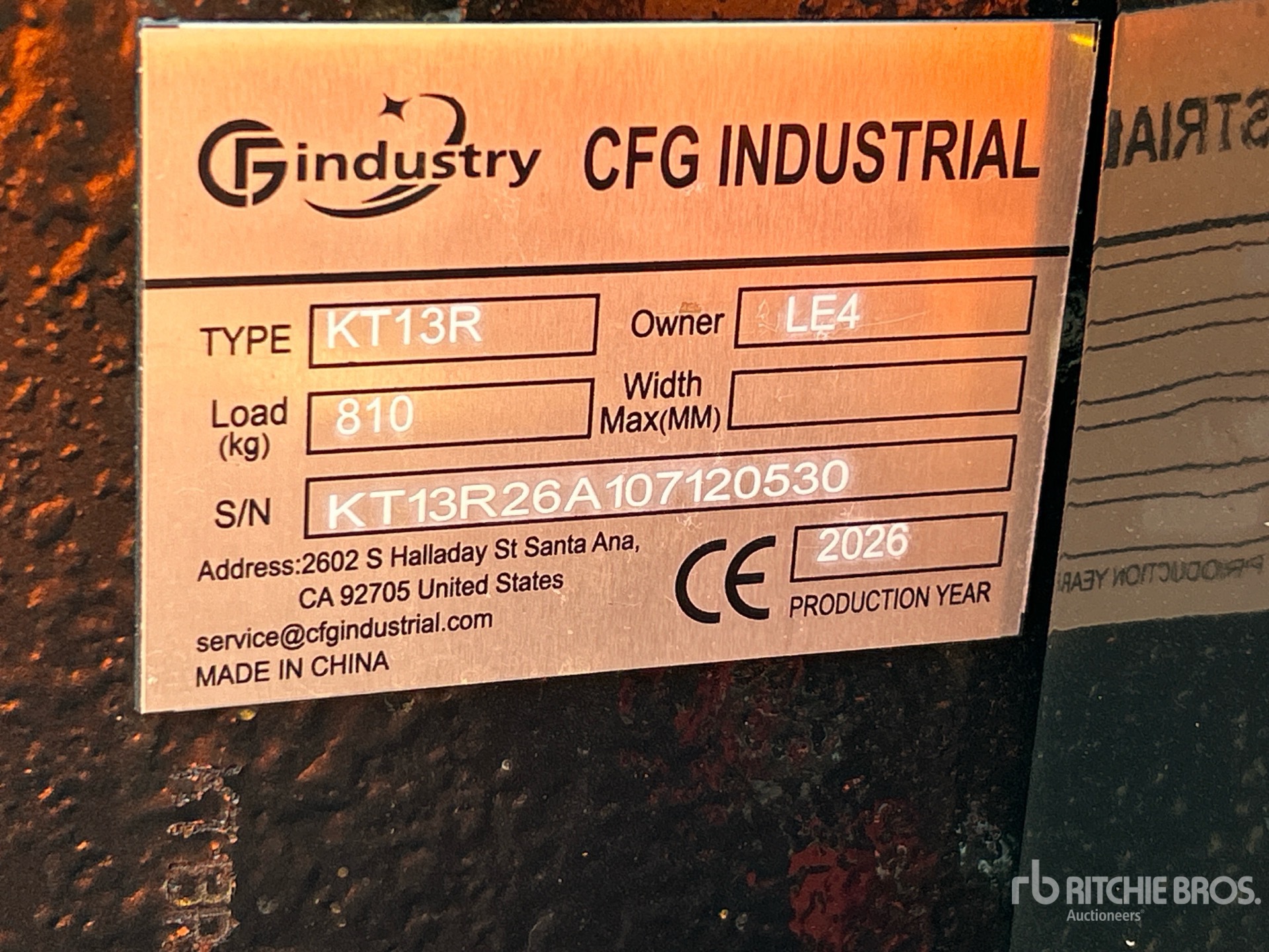 2026 CFG KT13R