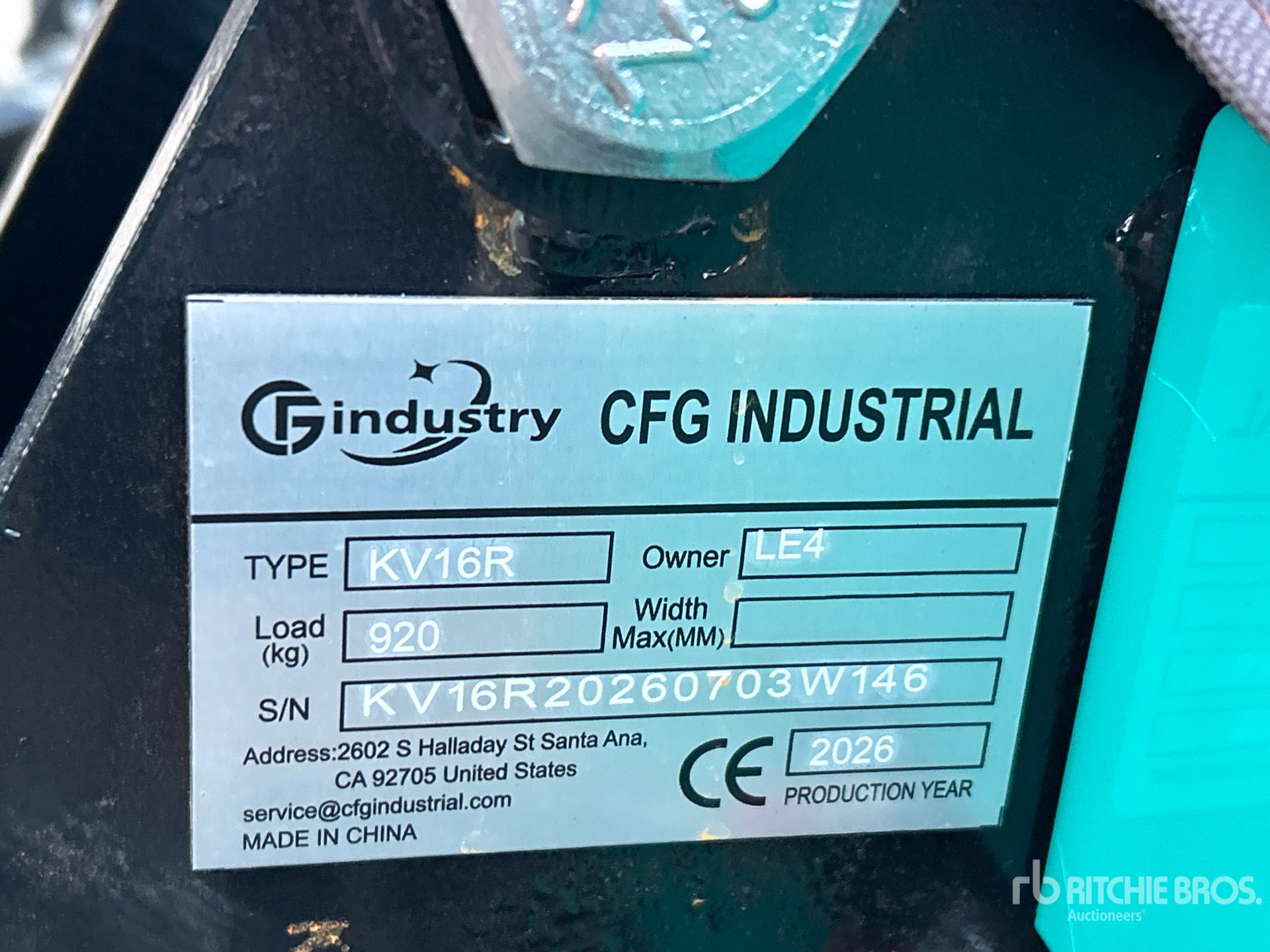 2026 CFG KV16R