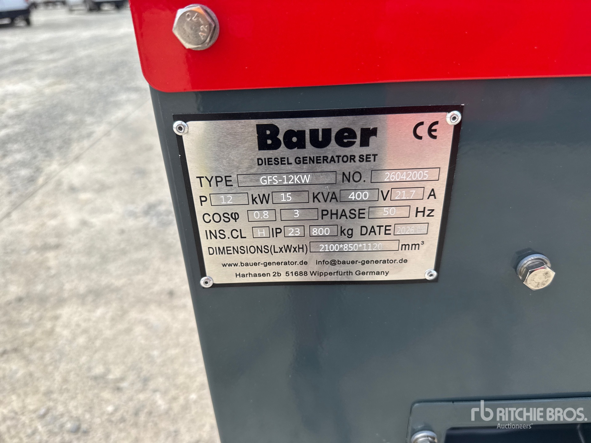 2026 Bauer GFS-12 ATS