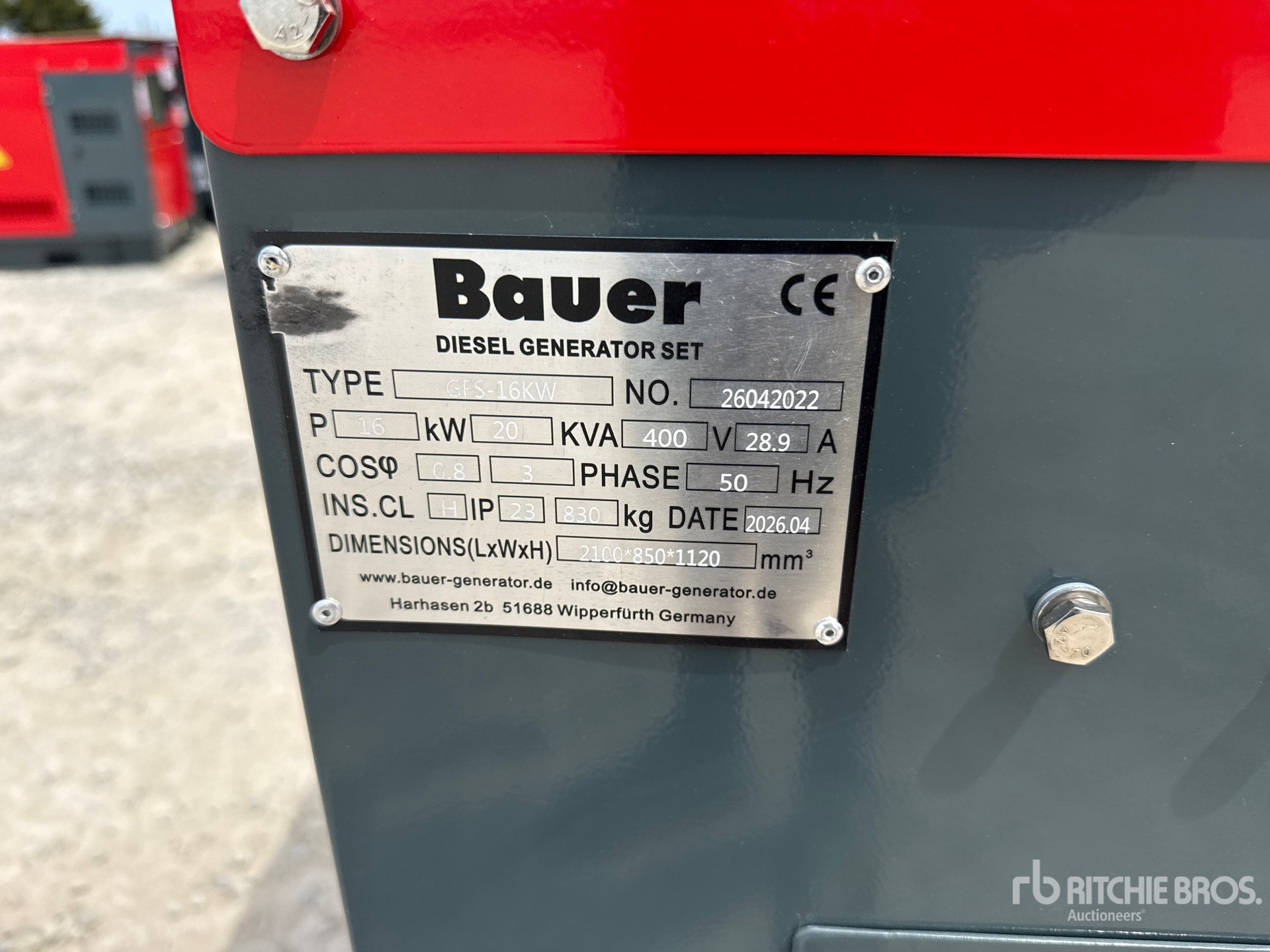 2026 Bauer GFS-16 ATS