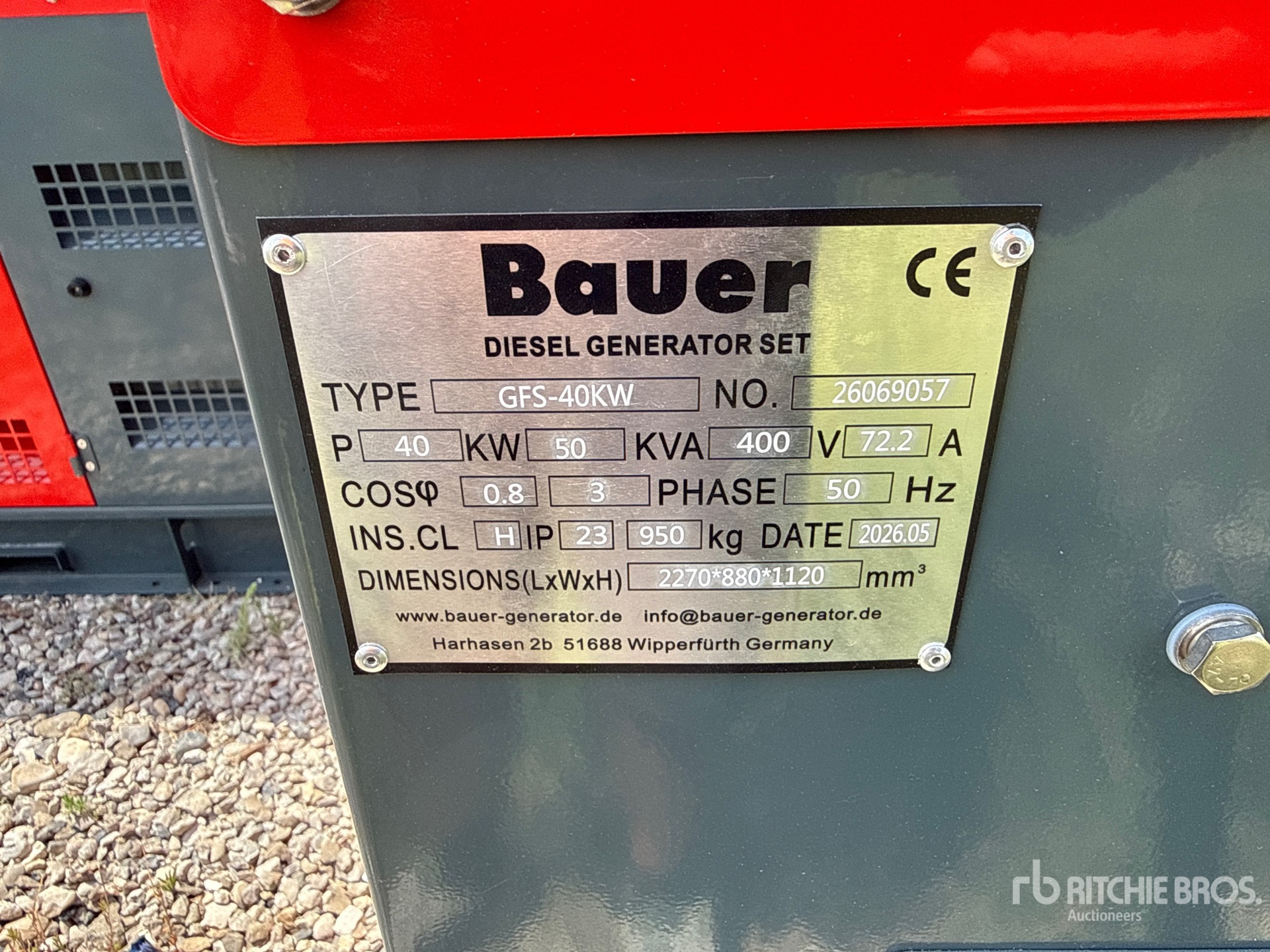 2026 Bauer GFS-40 ATS