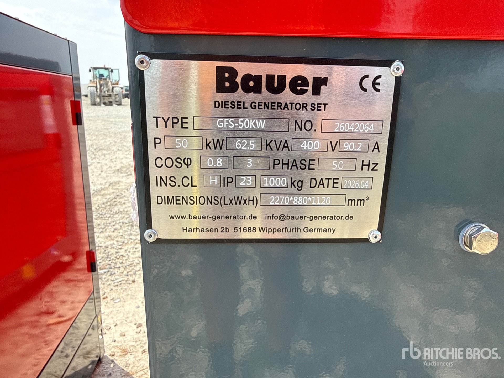 2026 Bauer GFS-50 ATS