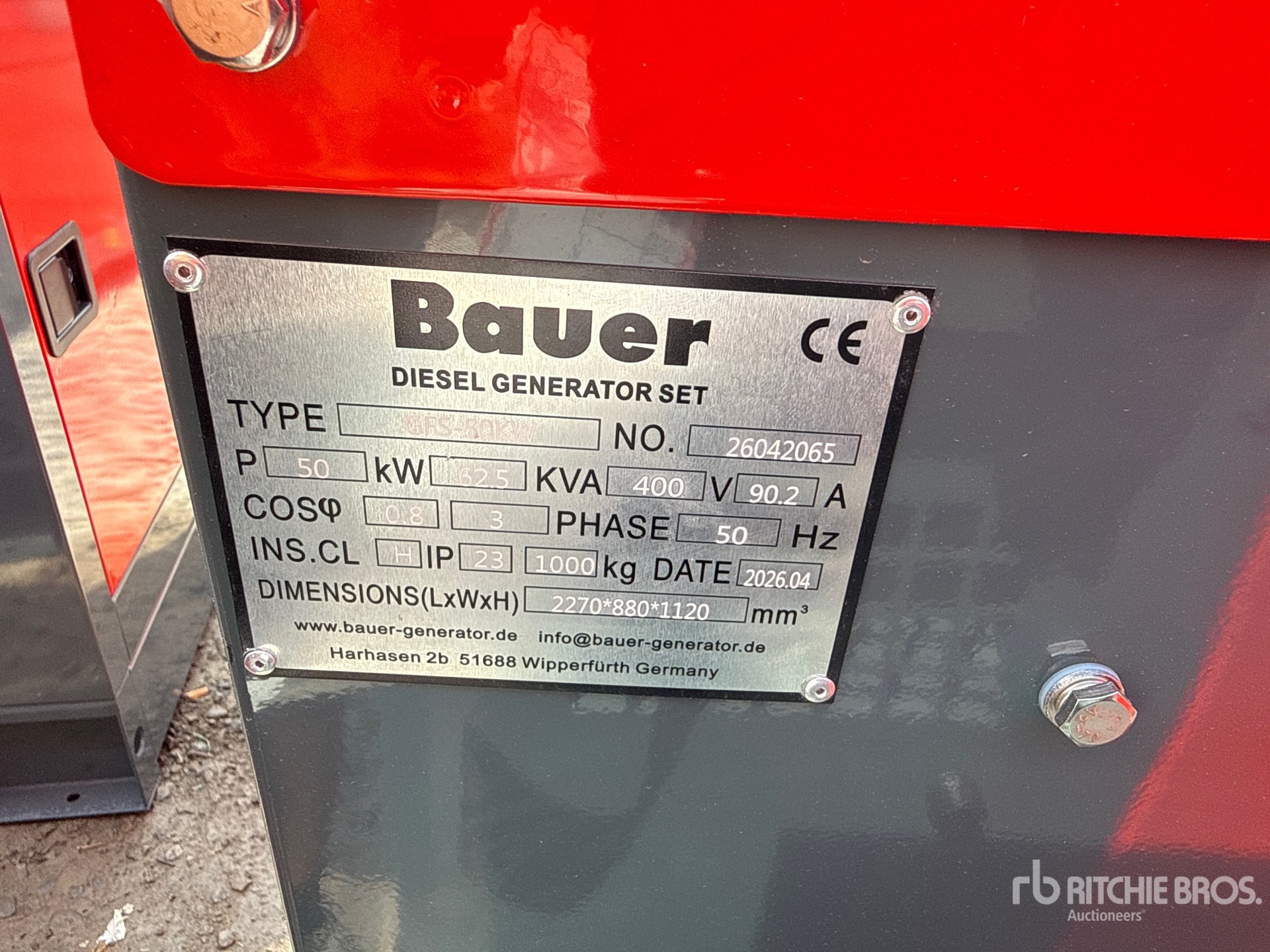 2026 Bauer GFS-50 ATS