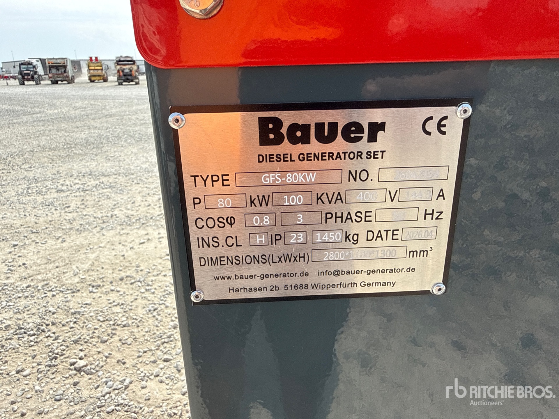 2026 Bauer GFS-80 ATS