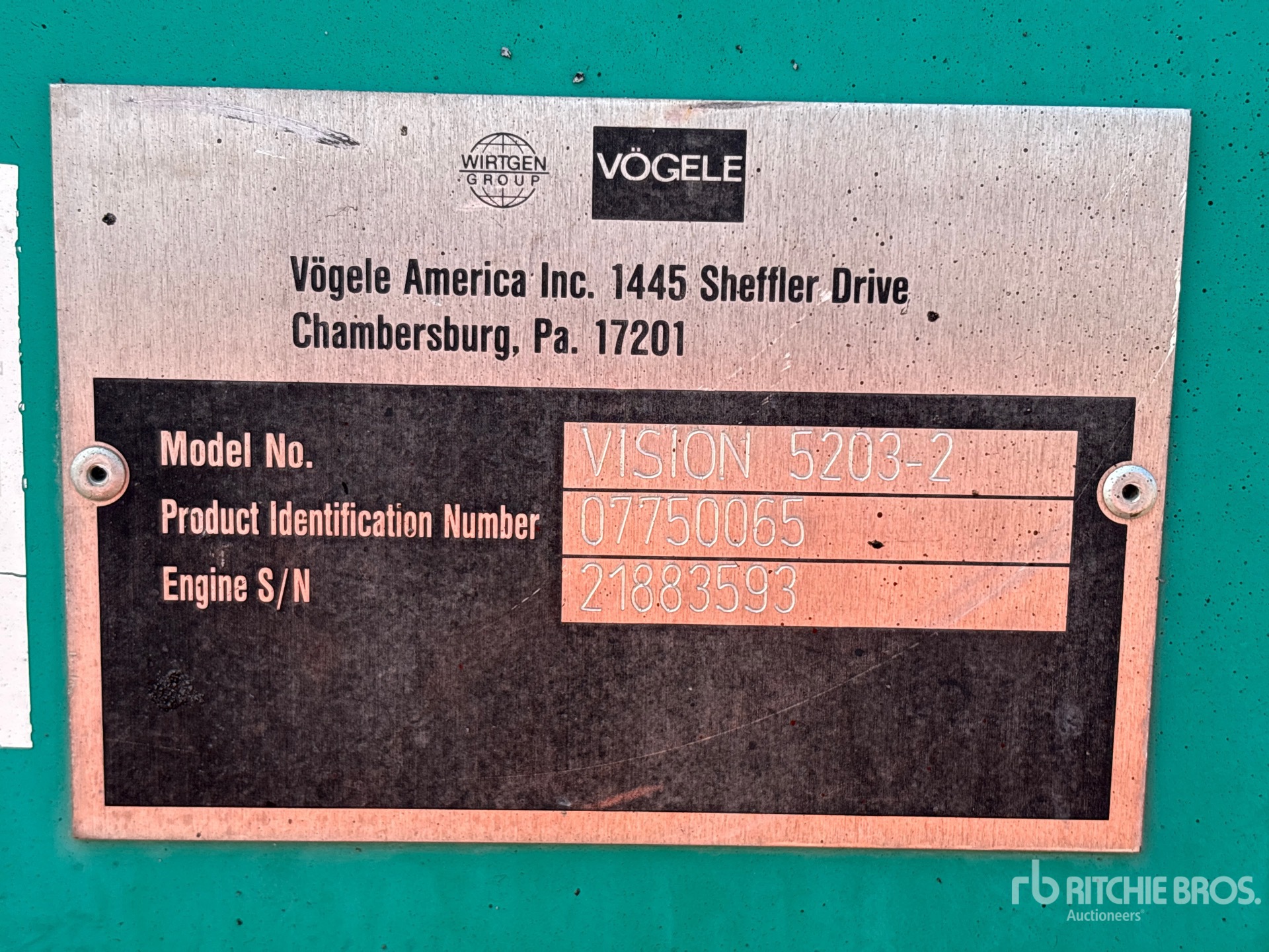 2010 Vögele VISION 5203-2