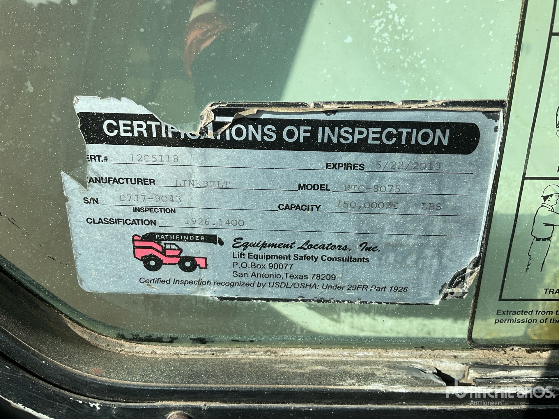 2007 Link-Belt RTC-8075