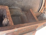 Undercarriage with Left Track Tensioner