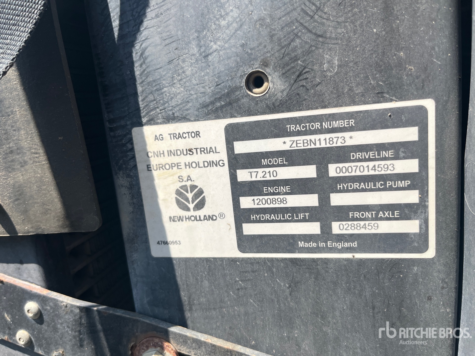 2014 New Holland T7.210