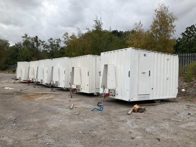 Quantity of (6) Boss 4.7 m x 2.3 m Portable S/A S/A Towable Wellsite