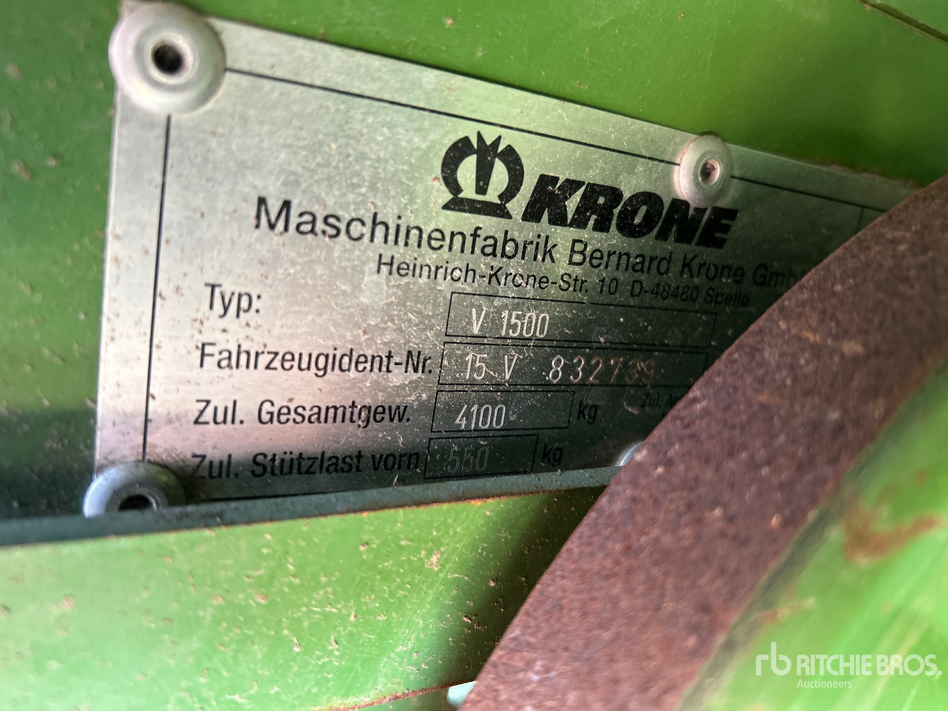 2013 Krone FORTIMA V1500MC