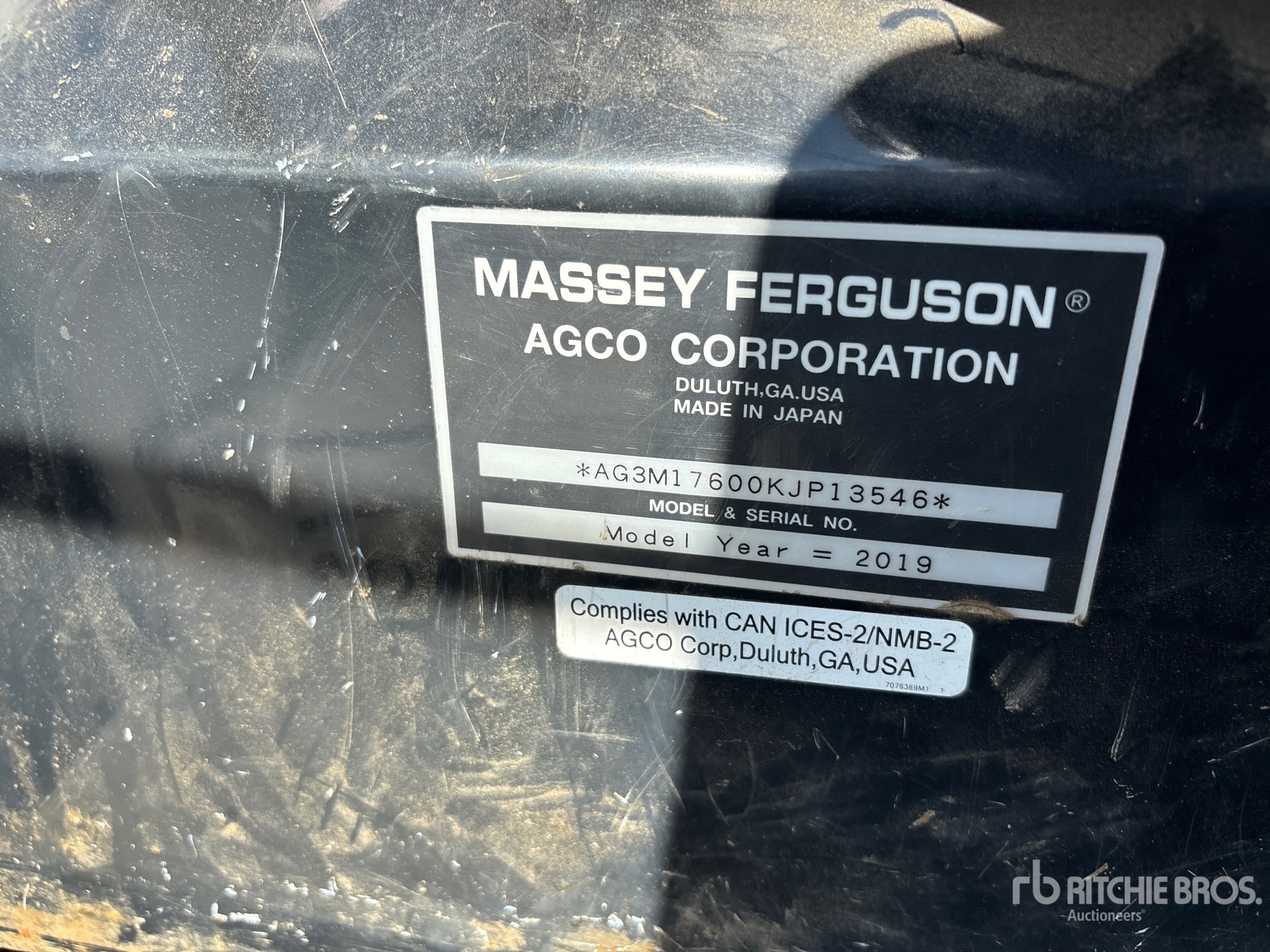 2019 Massey Ferguson 1760M