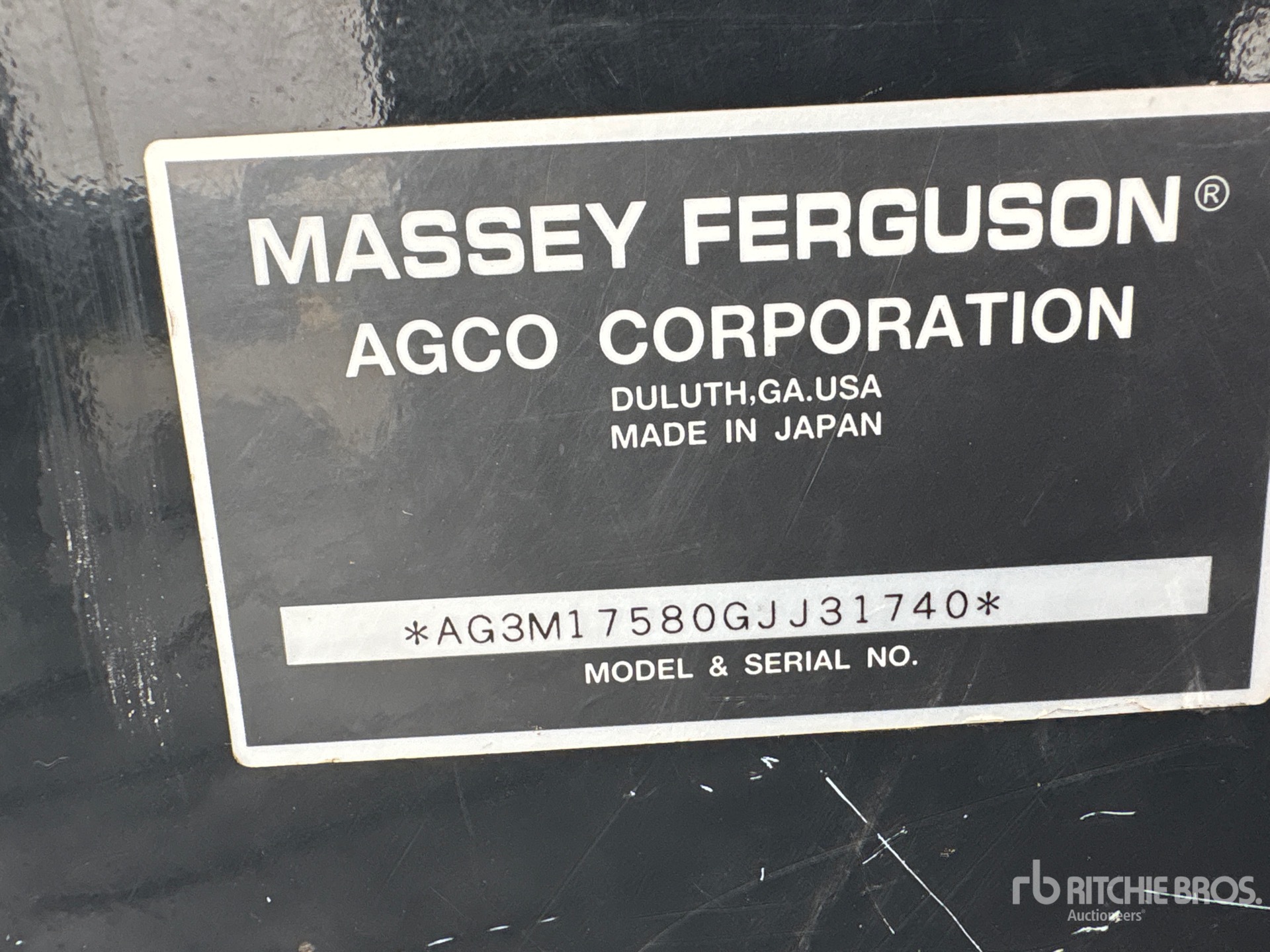 2016 Massey Ferguson 1758H