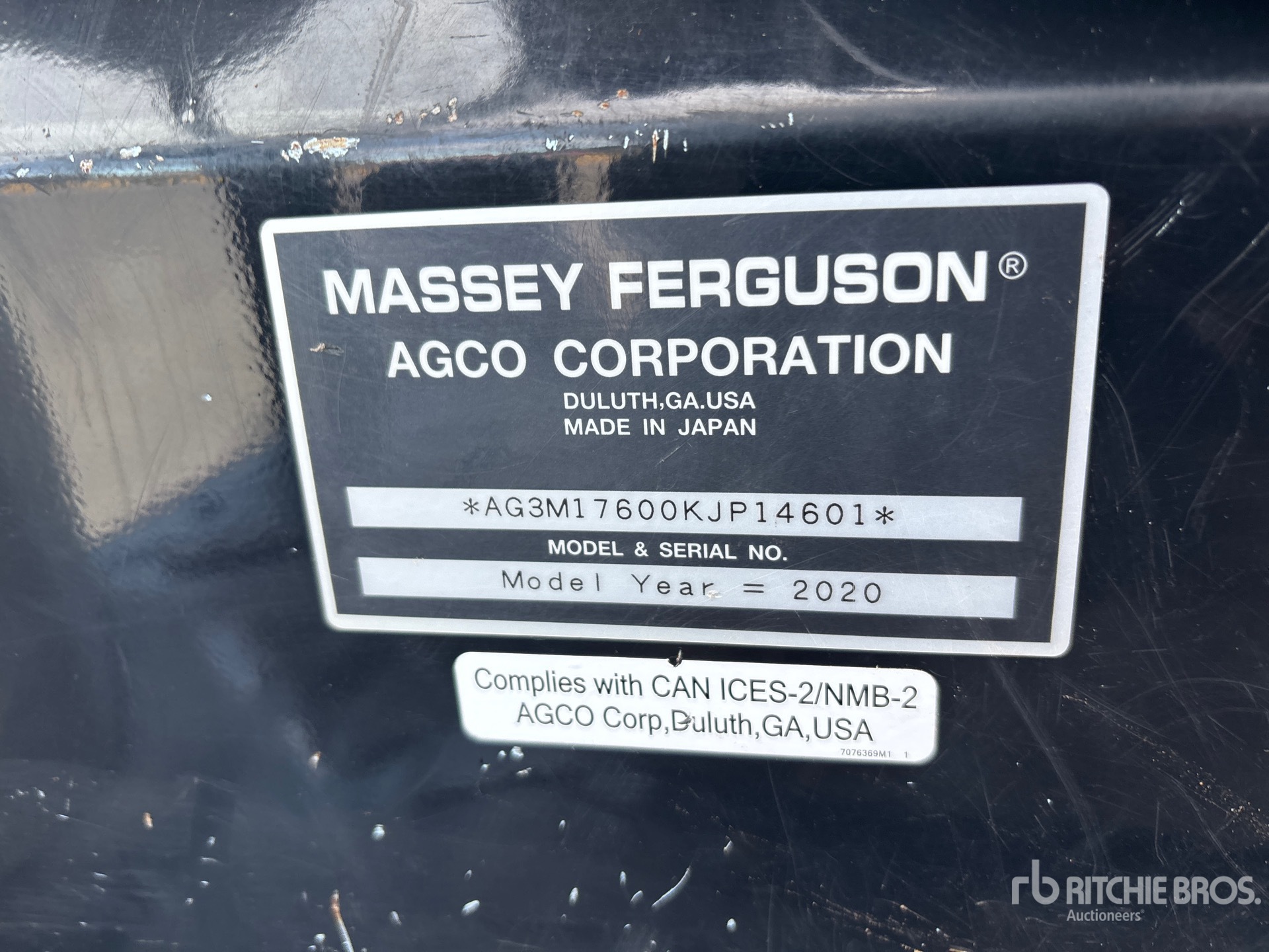2020 Massey Ferguson MF1760MH