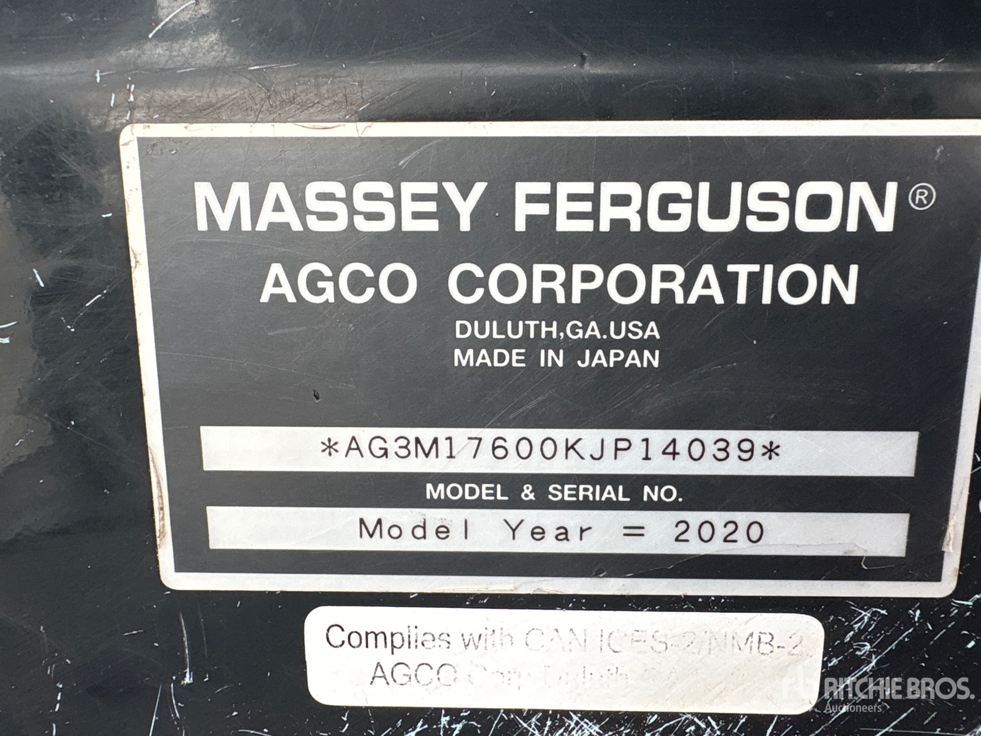 2020 Massey Ferguson MF1760MH
