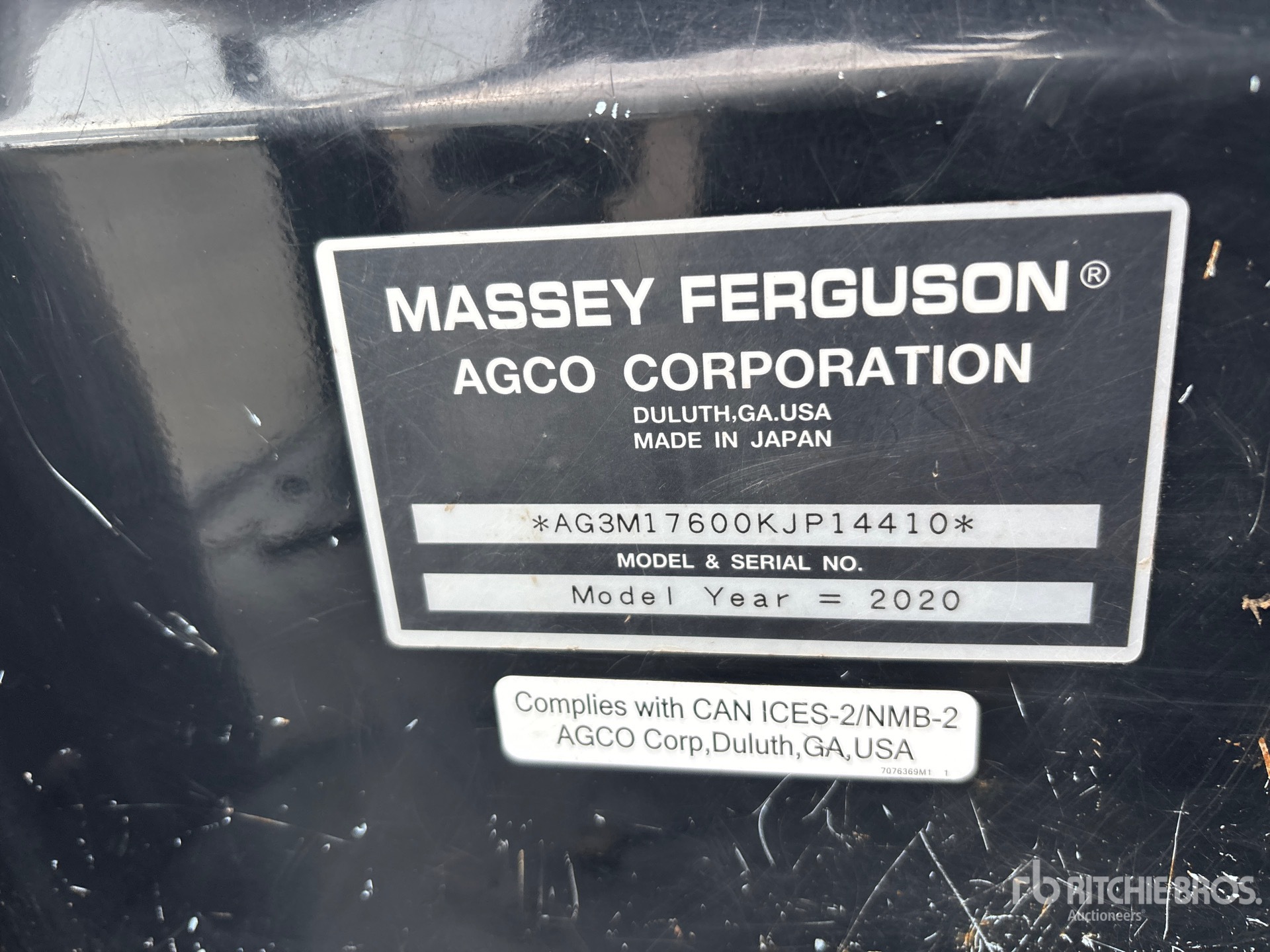 2020 Massey Ferguson MF1760MH