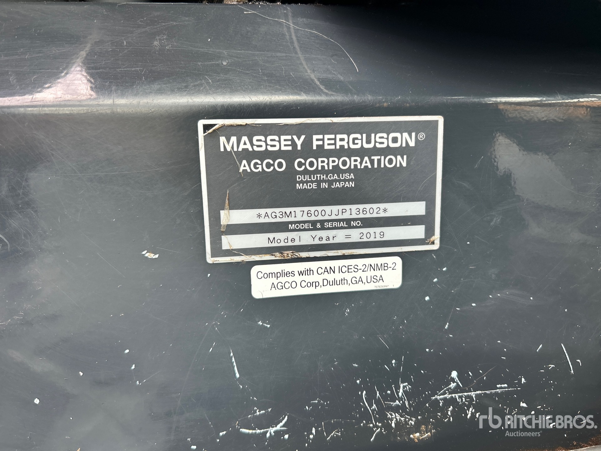 2019 Massey Ferguson MF1760MH
