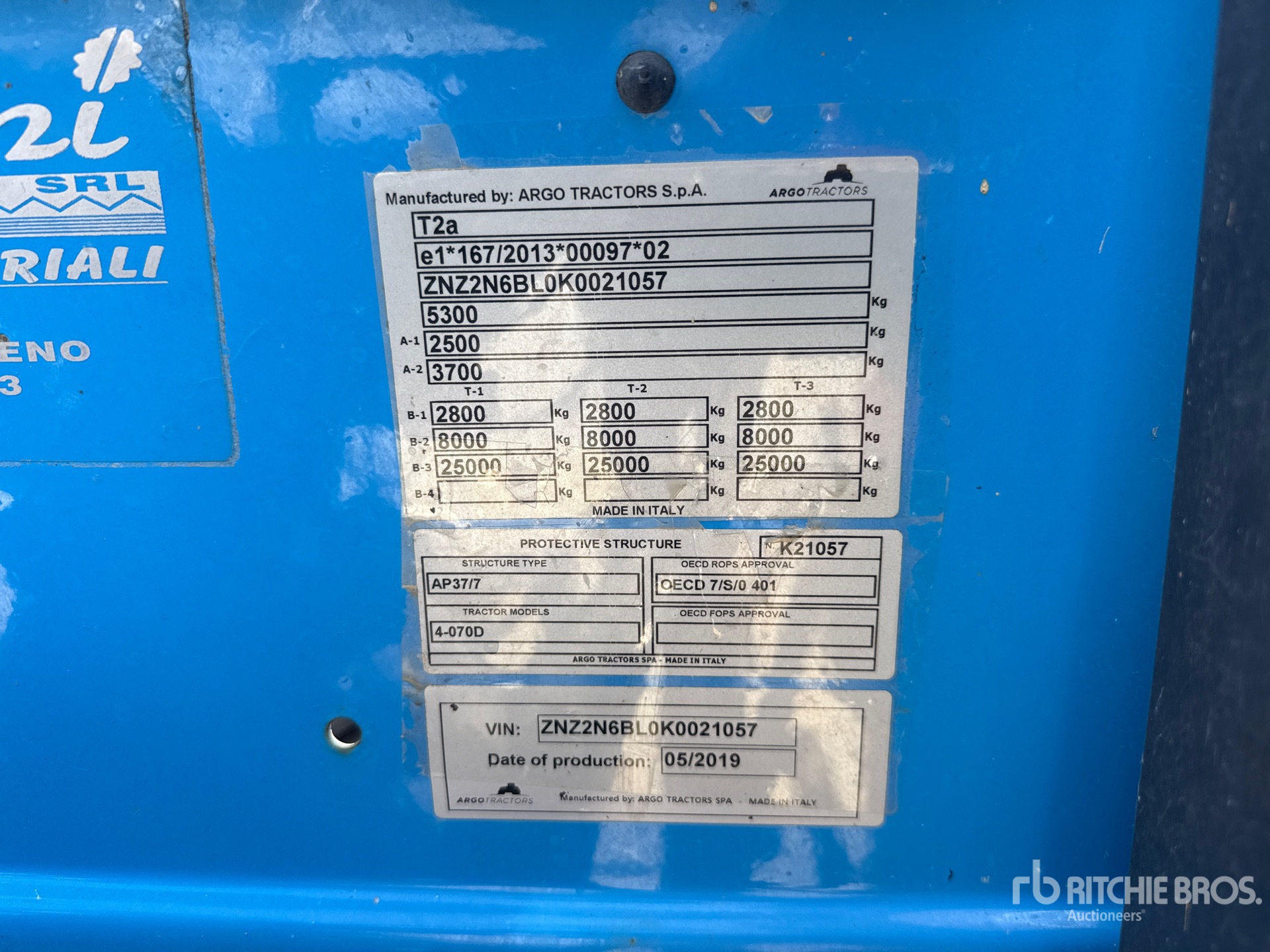 2019 Landini 4D 70