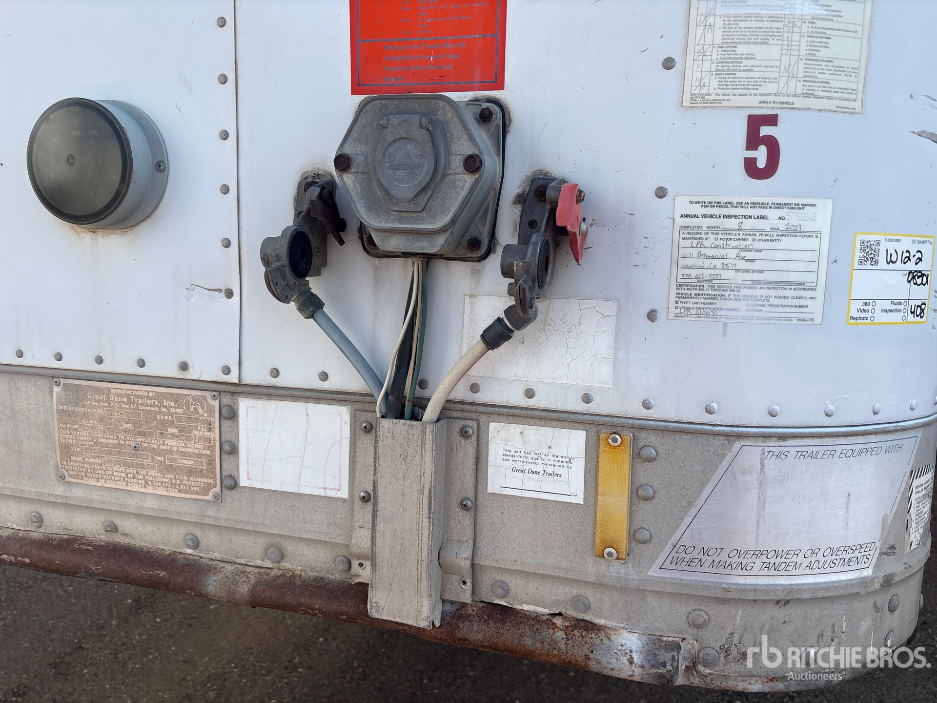 1992 Great Dane 45 ft x 102 in T/A